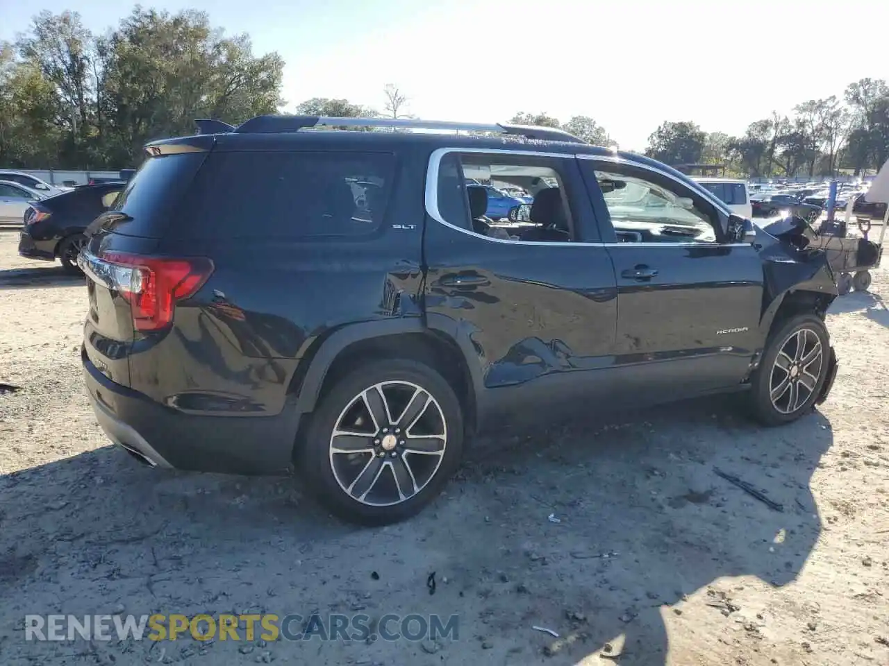 3 Photograph of a damaged car 1GKKNULS9MZ107259 GMC ACADIA 2021