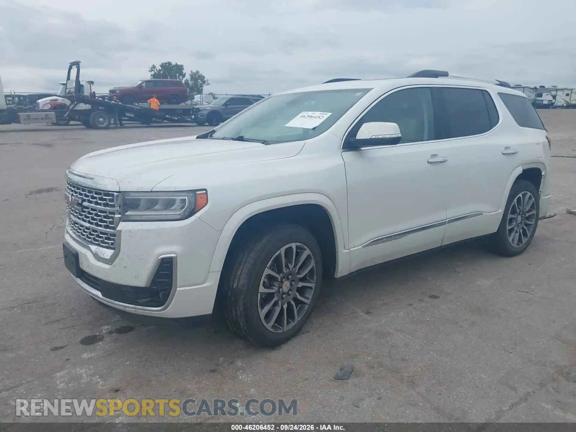 2 Photograph of a damaged car 1GKKNXLS4MZ149694 GMC ACADIA 2021