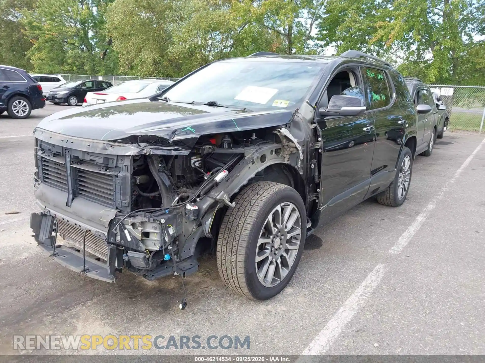 2 Photograph of a damaged car 1GKKNXLS6MZ116857 GMC ACADIA 2021