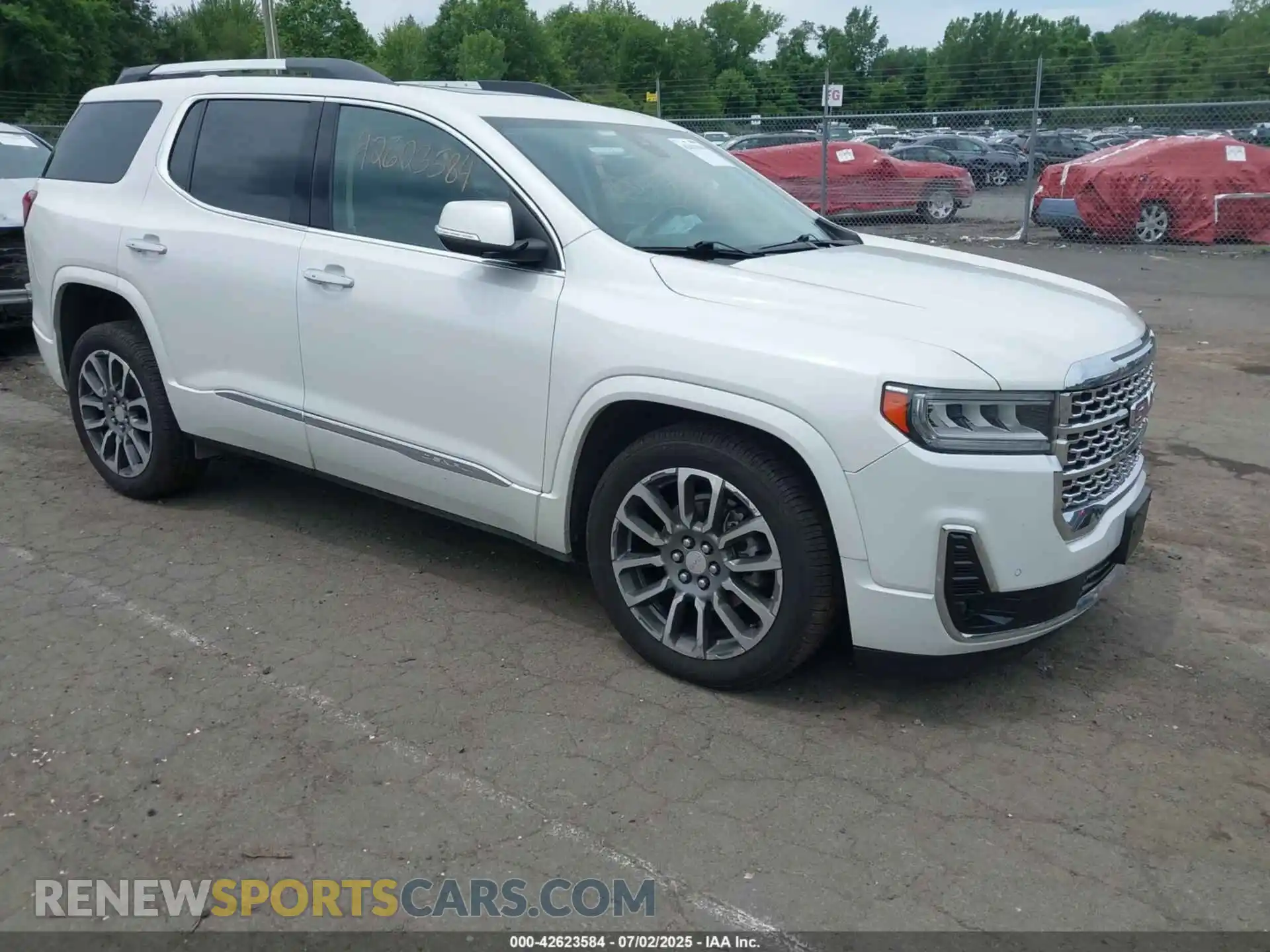 1 Photograph of a damaged car 1GKKNXLS9MZ203877 GMC ACADIA 2021
