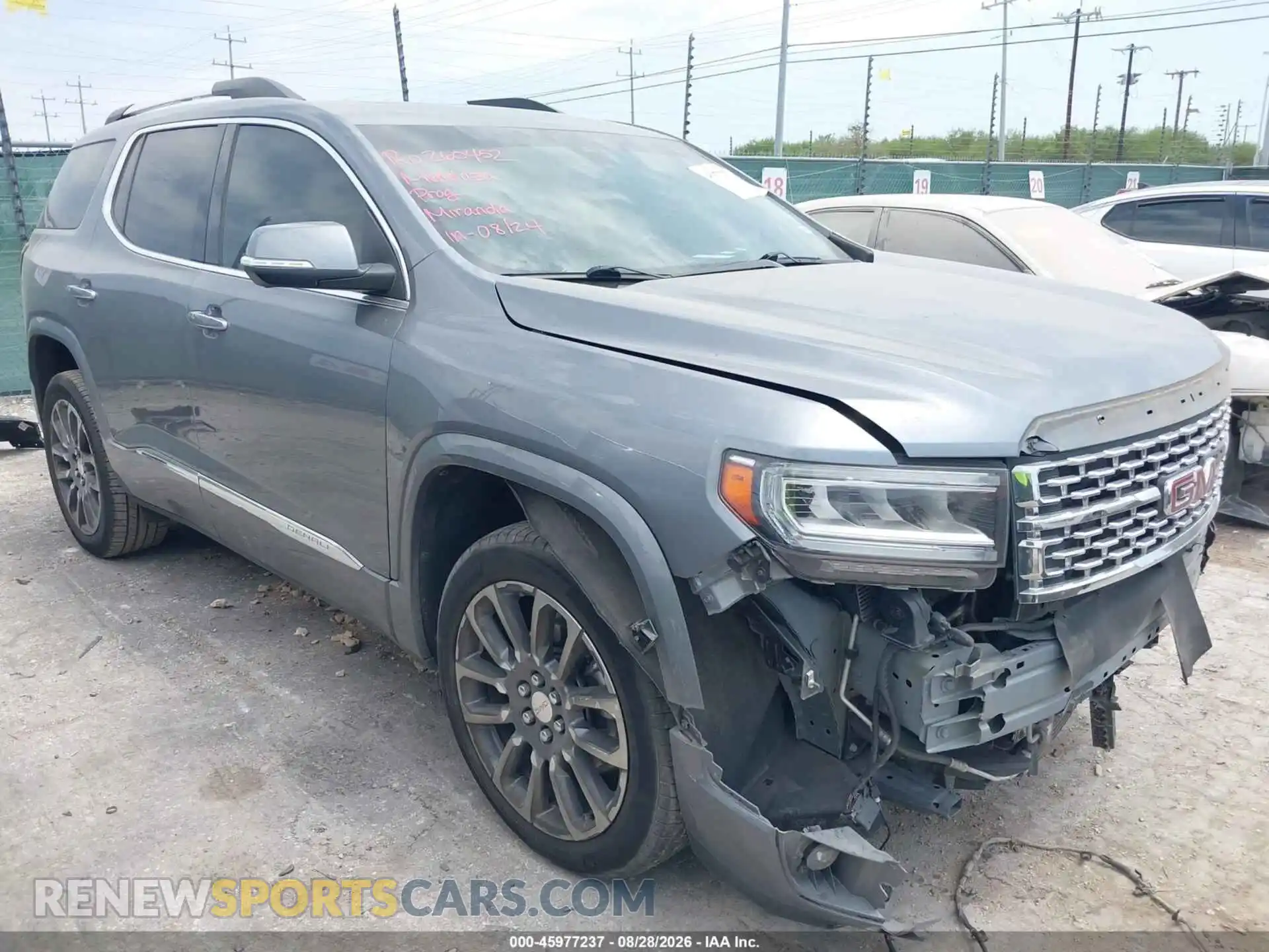 1 Фотография поврежденного автомобиля 1GKKNPLSXNZ142606 GMC ACADIA 2022