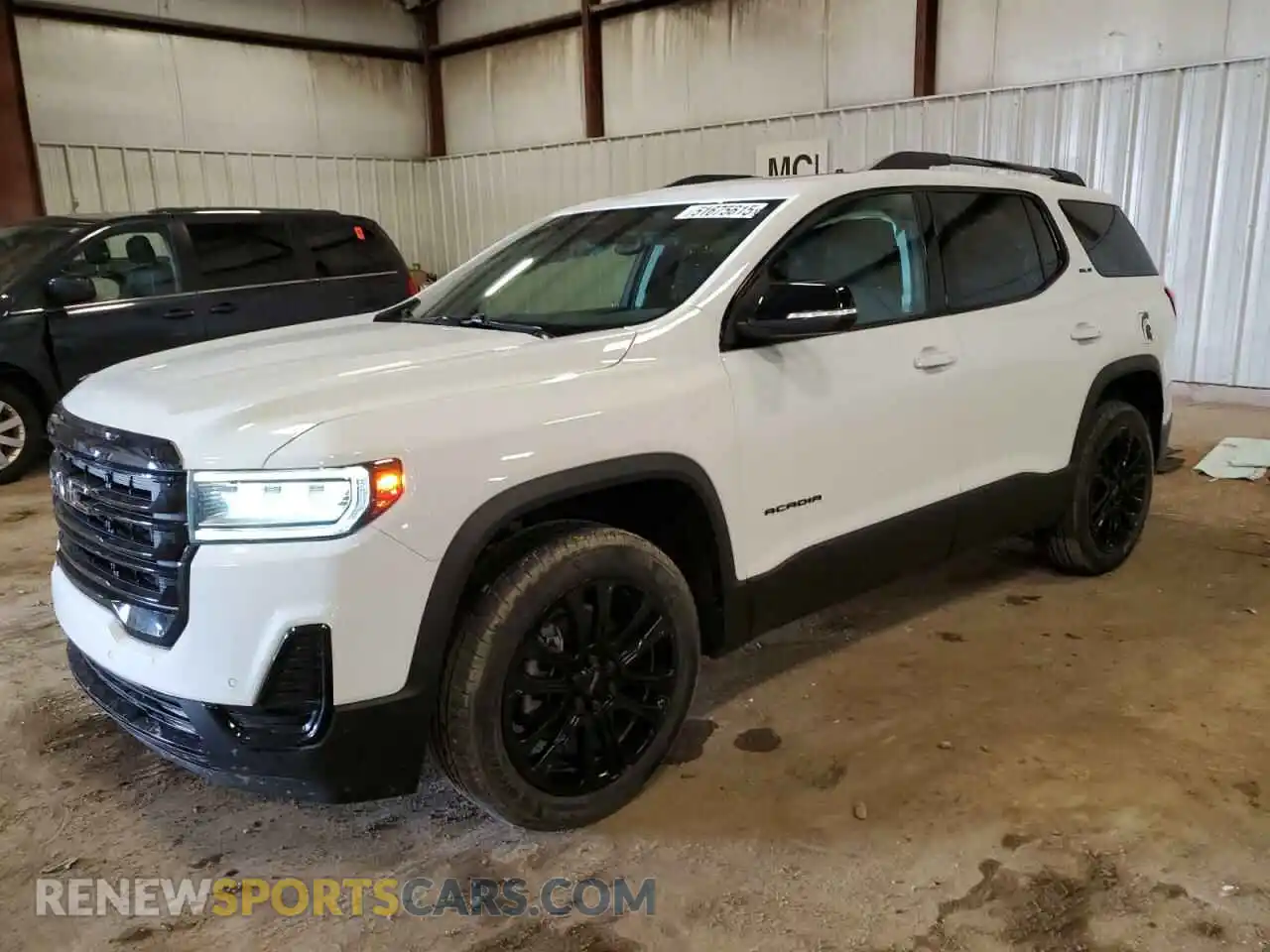 1 Photograph of a damaged car 1GKKNRL44NZ106908 GMC ACADIA 2022