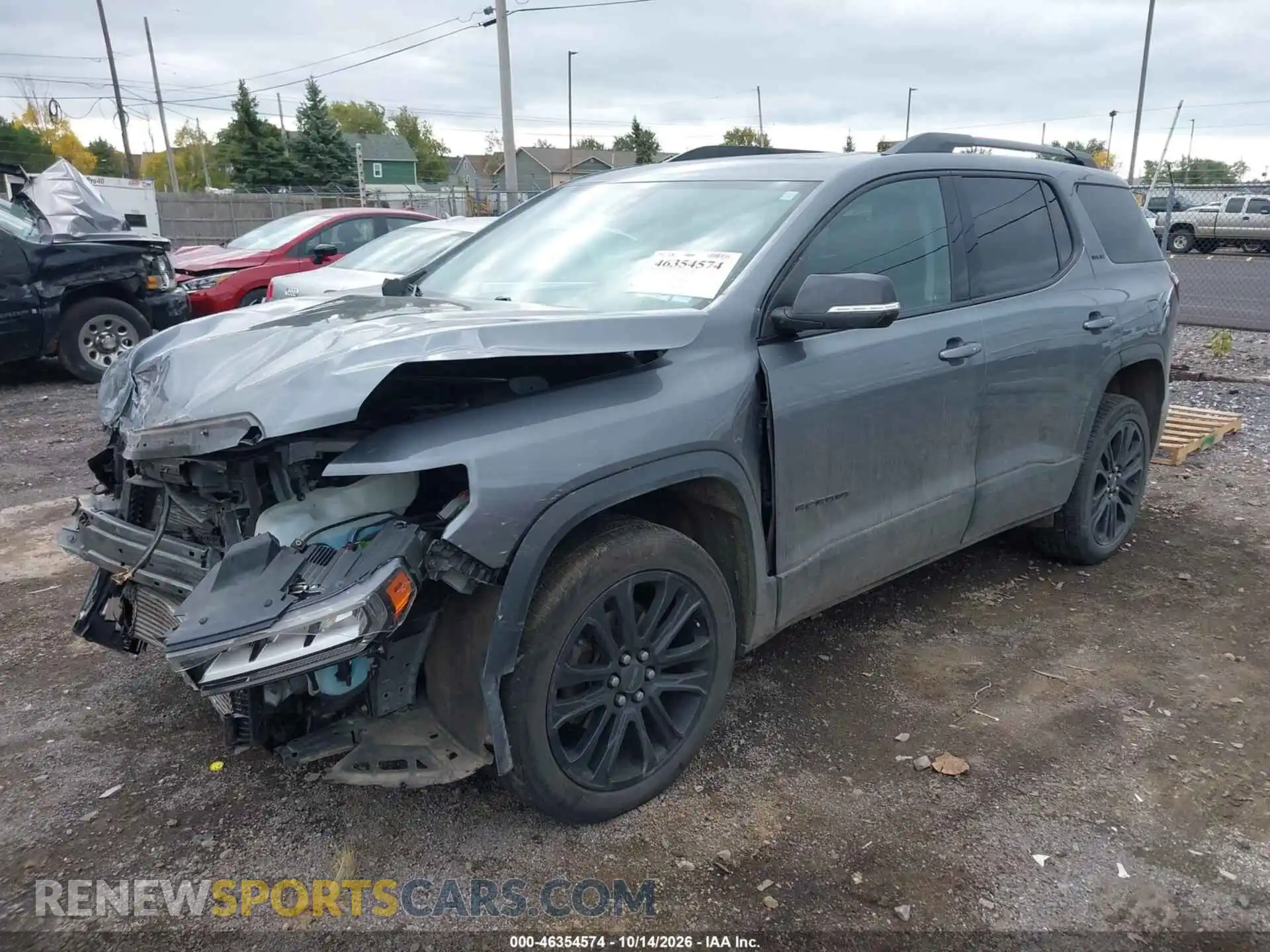 2 fotografías del automóvil dañado 1GKKNRL49NZ126538 GMC ACADIA 2022