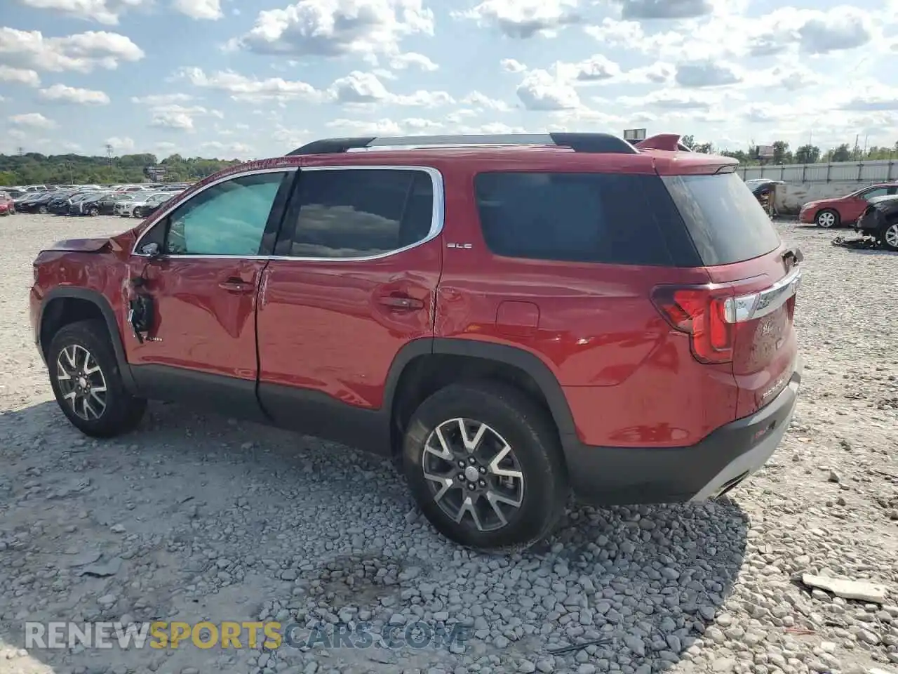 2 Photograph of a damaged car 1GKKNKL42PZ254646 GMC ACADIA 2023