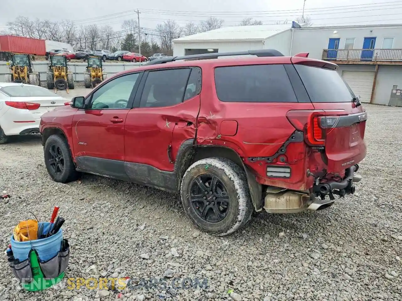 2 Photograph of a damaged car 1GKKNLLS0PZ203621 GMC ACADIA 2023