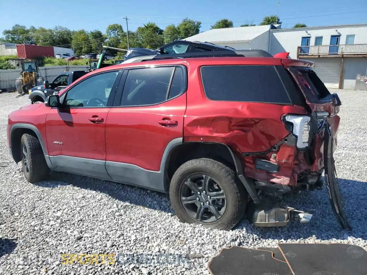 2 Photograph of a damaged car 1GKKNLLS3PZ215763 GMC ACADIA 2023