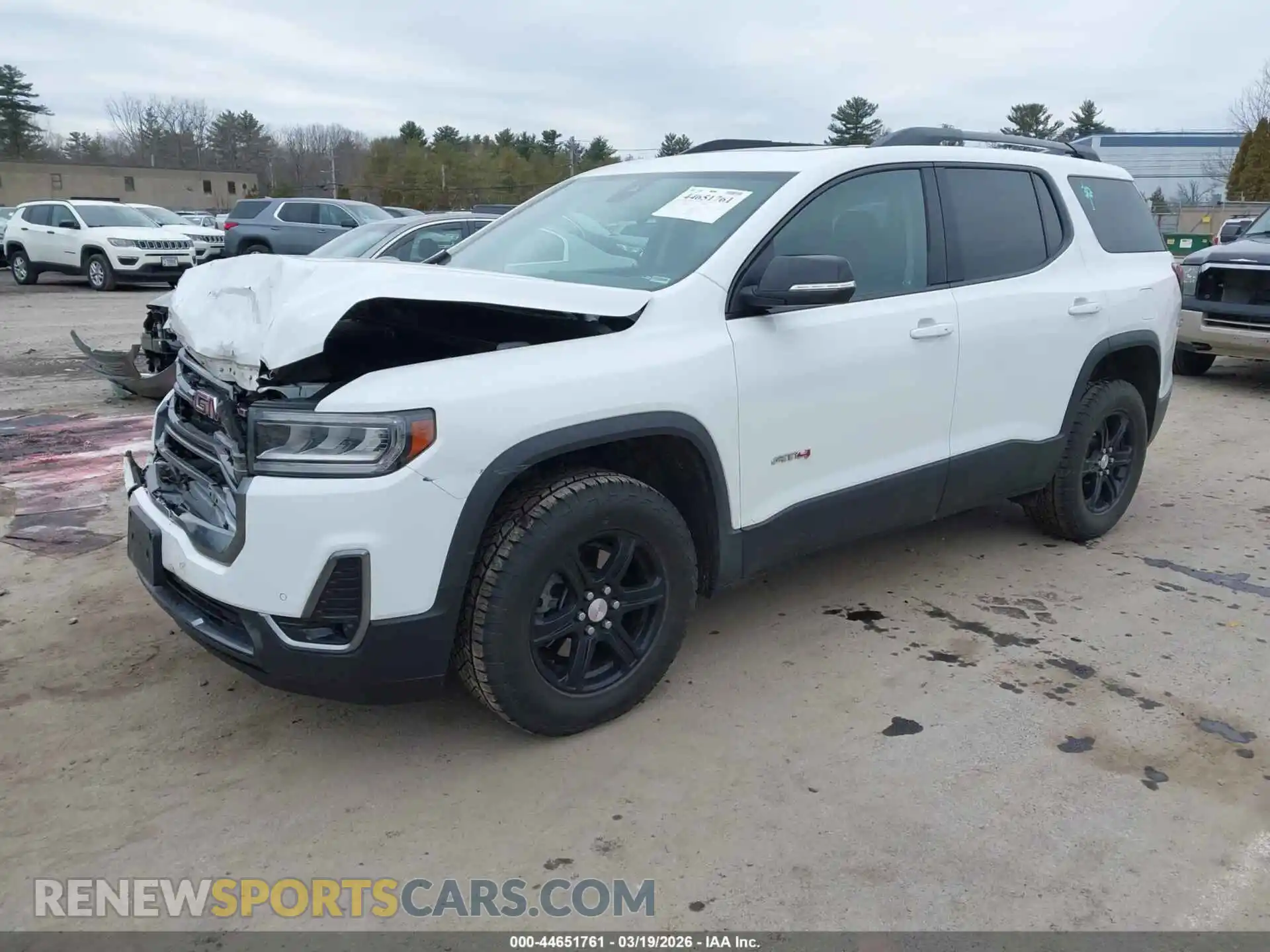 2 fotografías del automóvil dañado 1GKKNLLS4PZ201676 GMC ACADIA 2023