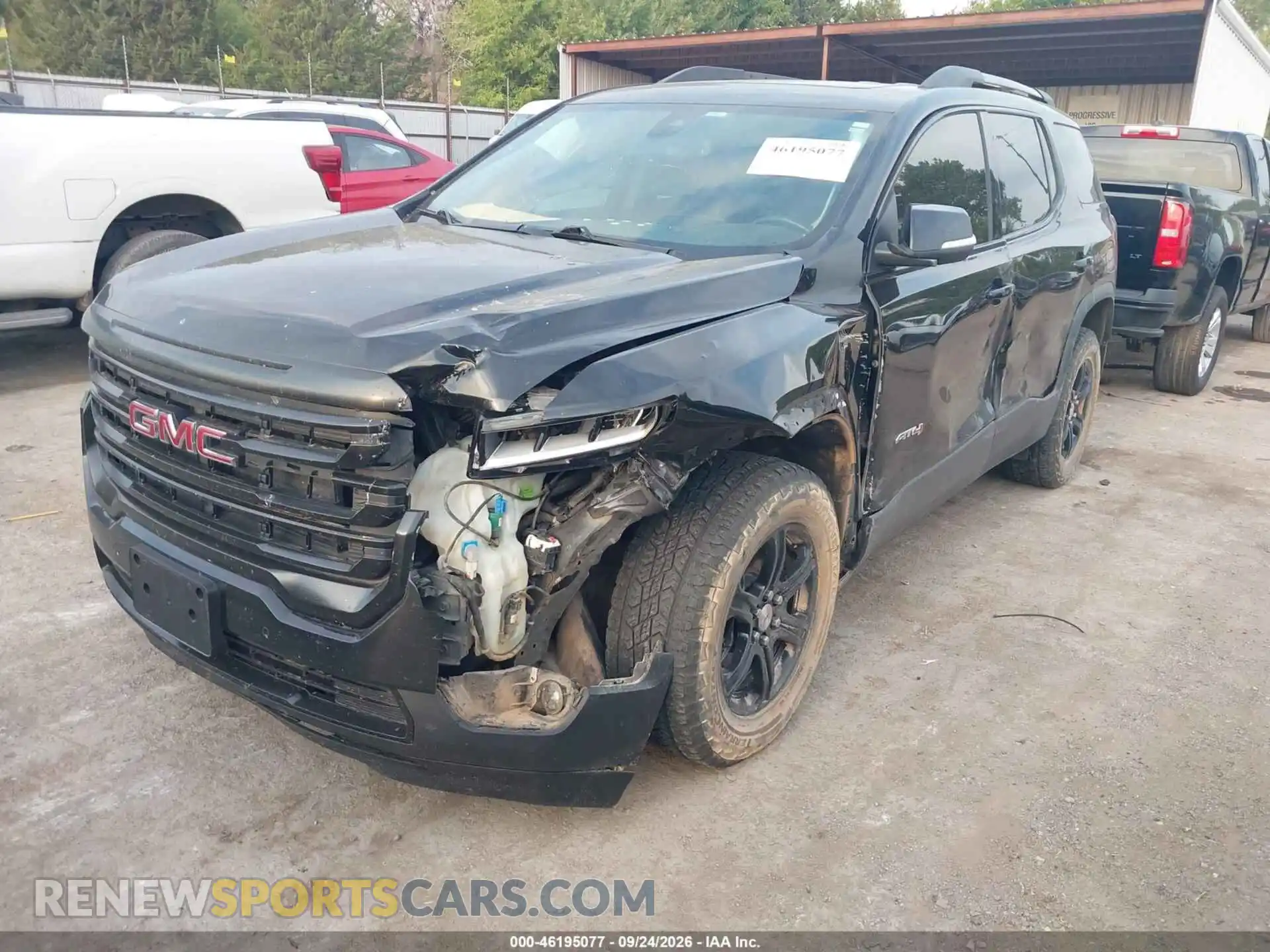 2 fotografías del automóvil dañado 1GKKNLLS6PZ127547 GMC ACADIA 2023