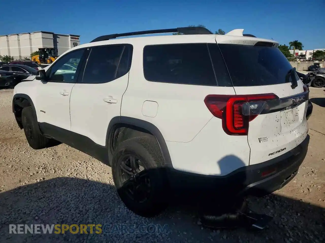 2 fotografías del automóvil dañado 1GKKNLLS9PZ127655 GMC ACADIA 2023