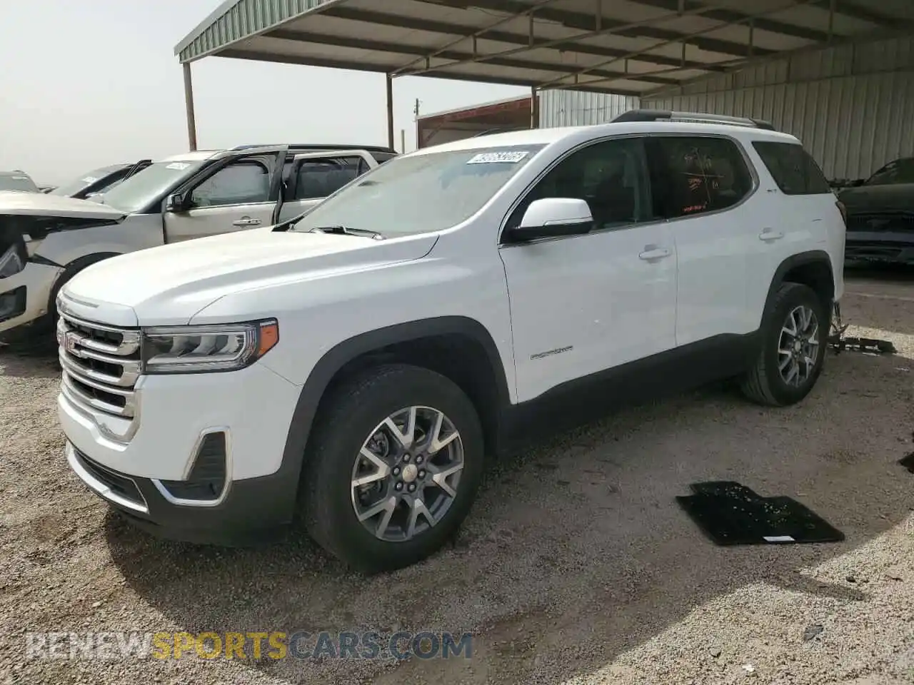 1 Photograph of a damaged car 1GKKNML47PZ238017 GMC ACADIA 2023