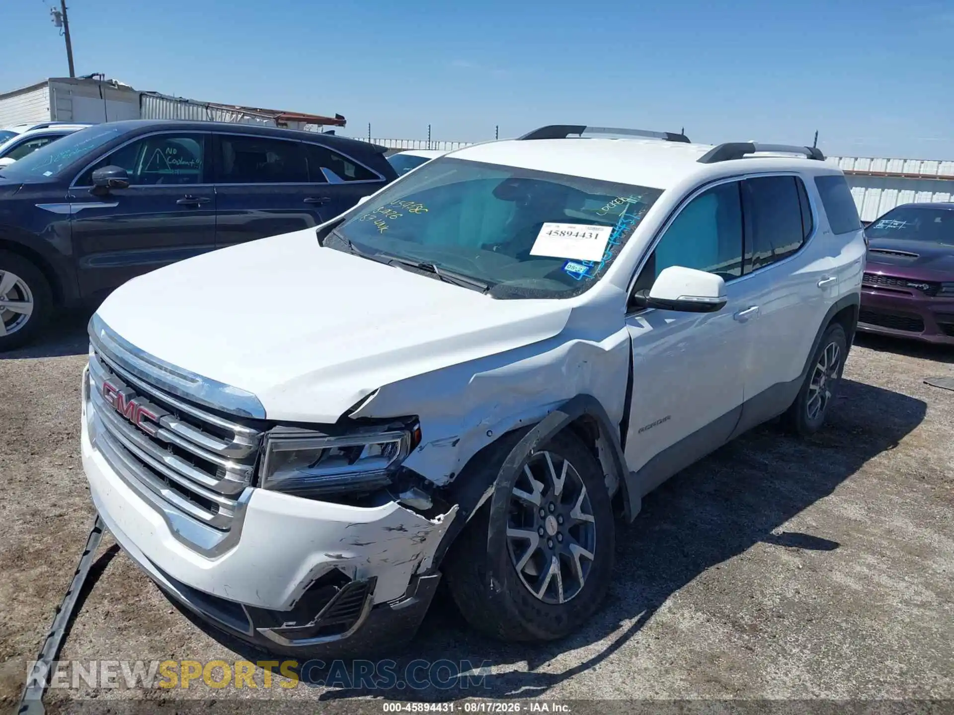 2 Фотография поврежденного автомобиля 1GKKNML48PZ233098 GMC ACADIA 2023