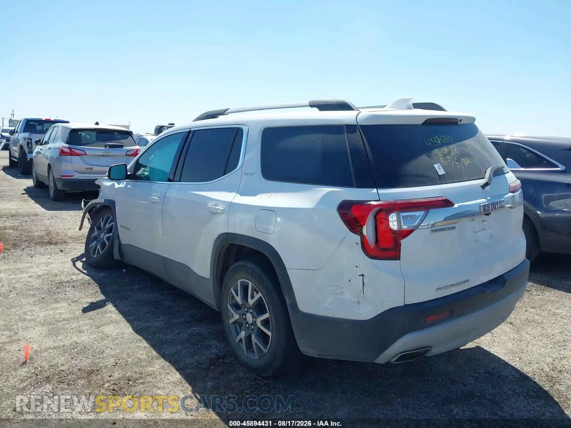 3 Фотография поврежденного автомобиля 1GKKNML48PZ233098 GMC ACADIA 2023