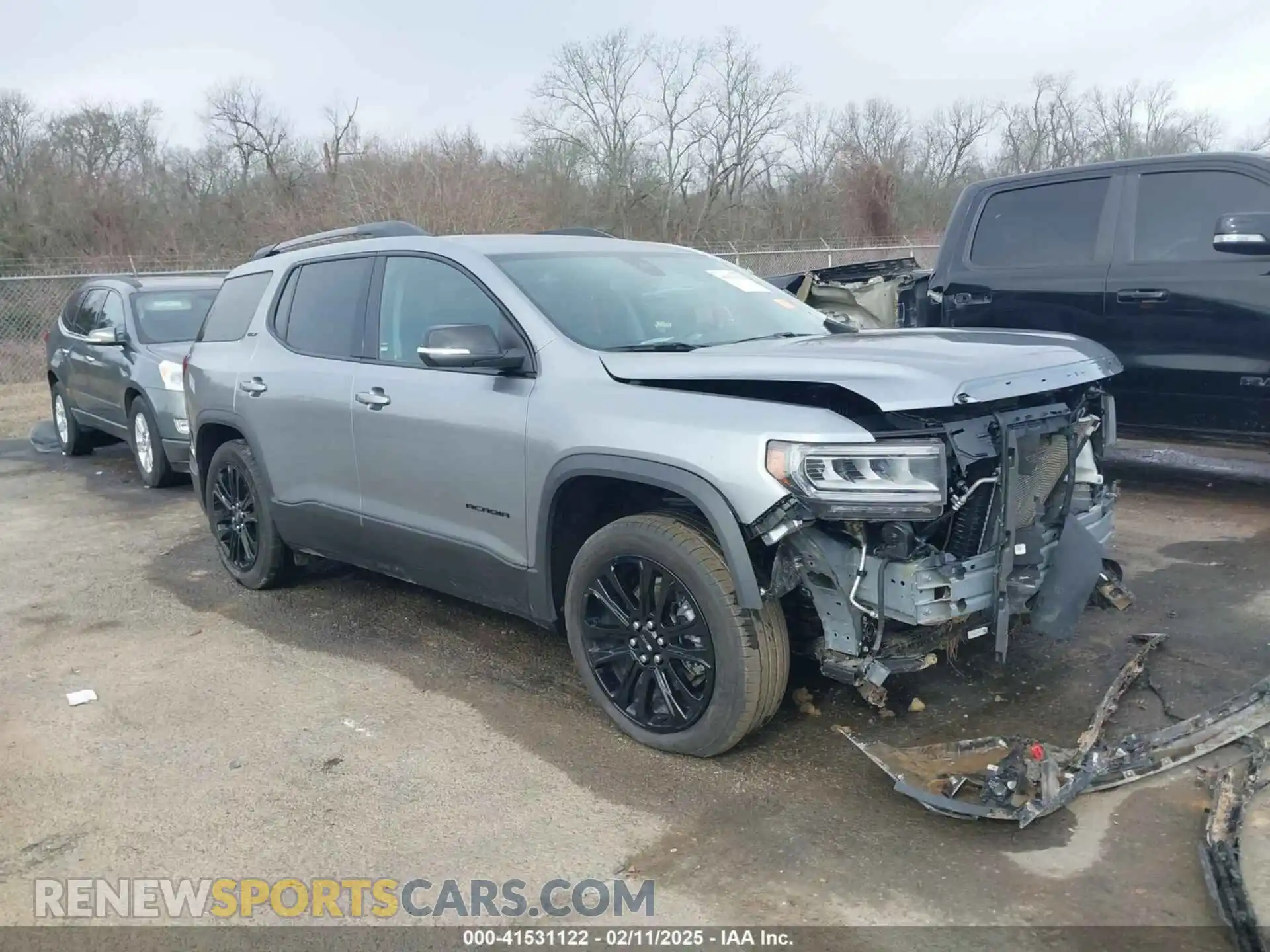 1 Photograph of a damaged car 1GKKNMLS1PZ190741 GMC ACADIA 2023