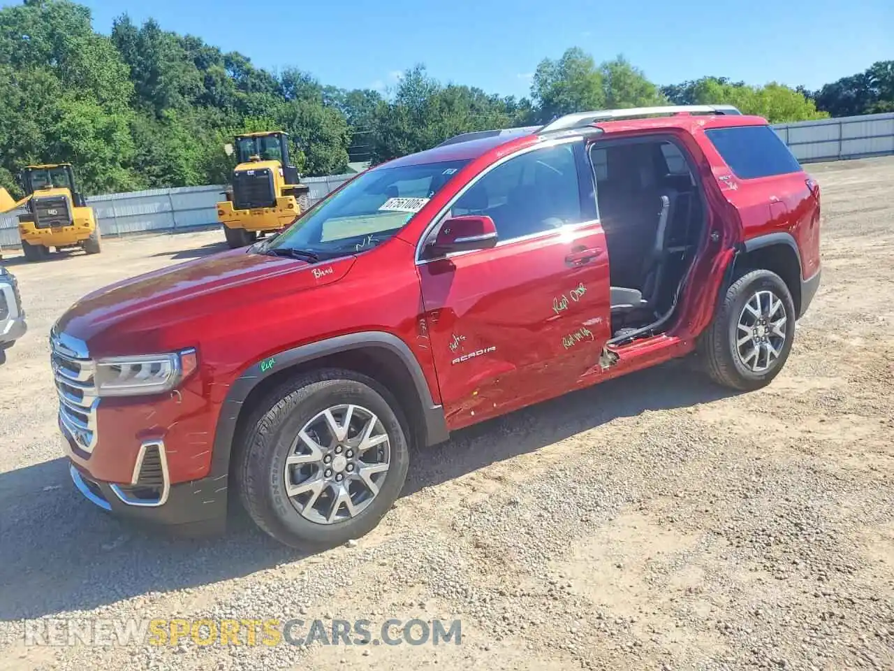 1 Photograph of a damaged car 1GKKNMLS2PZ244709 GMC ACADIA 2023