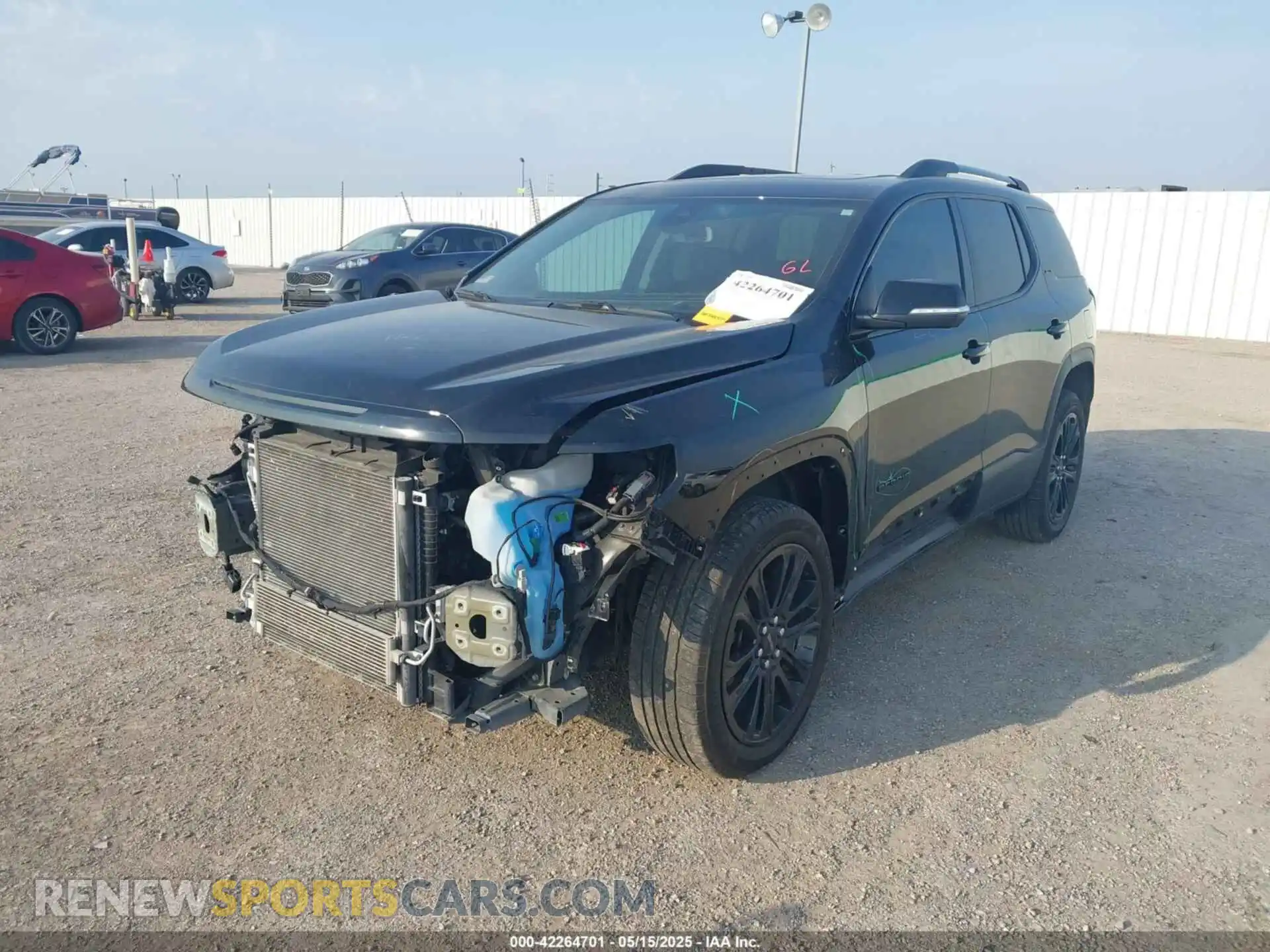 2 Photograph of a damaged car 1GKKNMLS8PZ253608 GMC ACADIA 2023