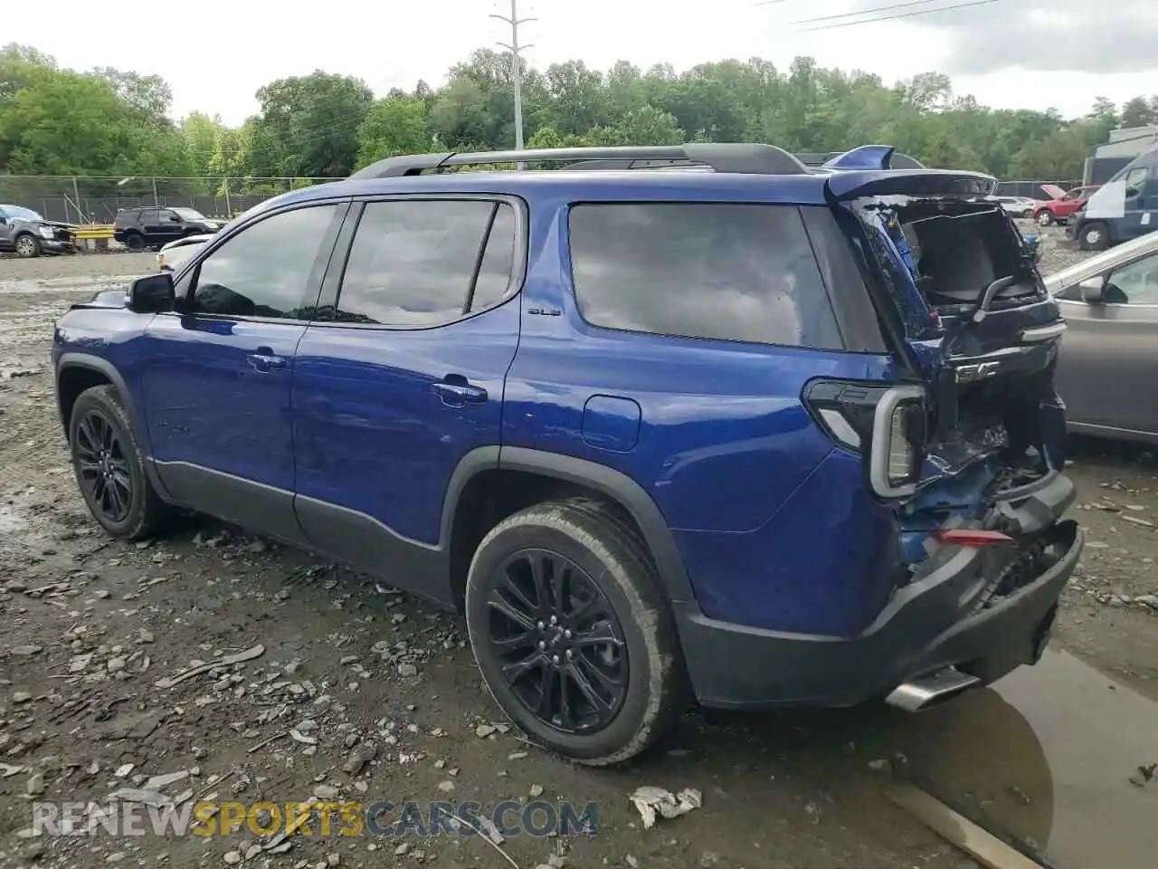 2 Photograph of a damaged car 1GKKNRL47PZ136620 GMC ACADIA 2023
