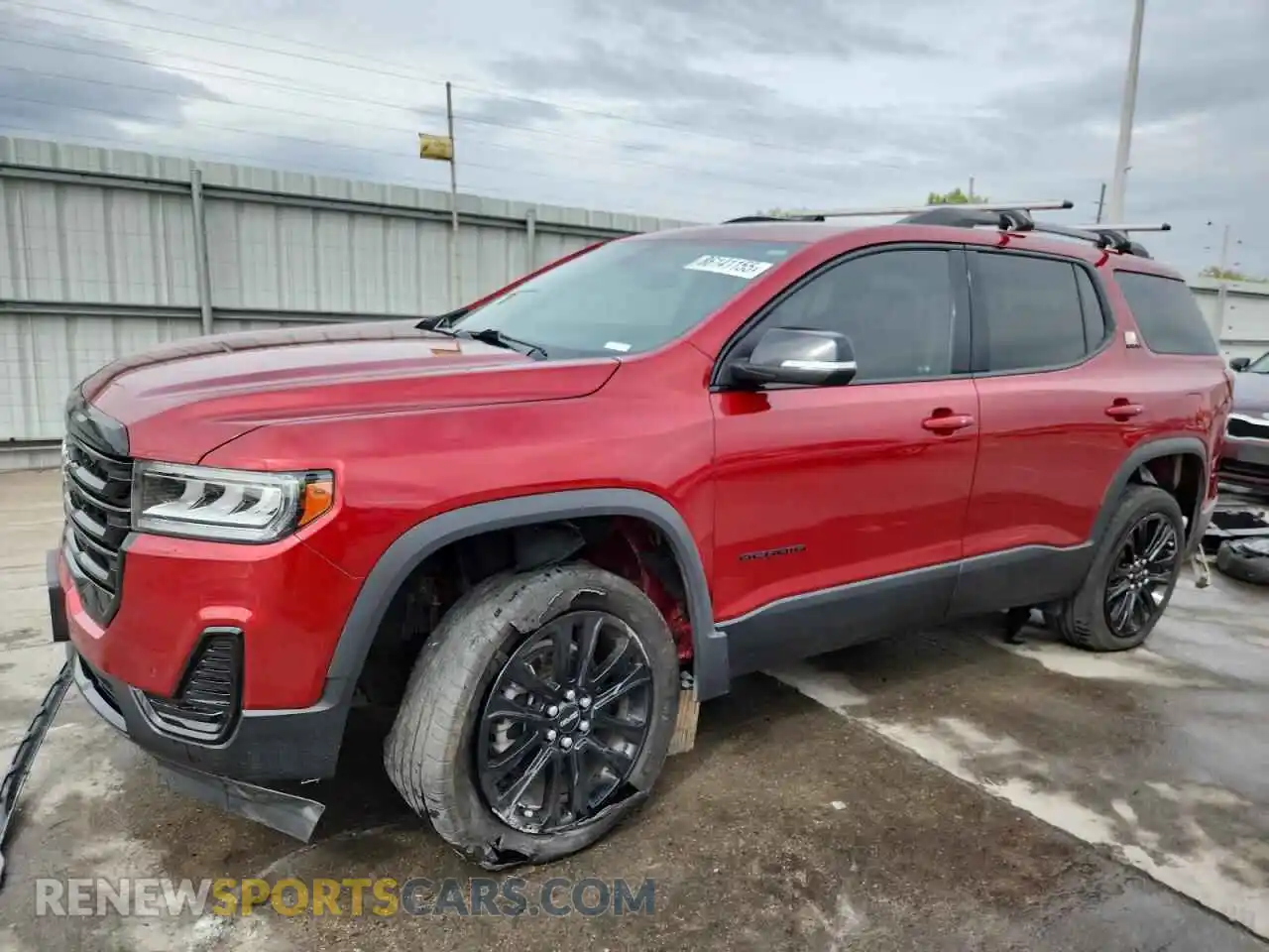 1 Photograph of a damaged car 1GKKNRL47PZ192573 GMC ACADIA 2023