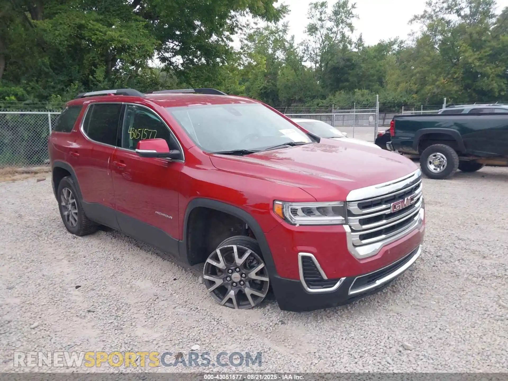 1 Photograph of a damaged car 1GKKNRL48PZ135444 GMC ACADIA 2023