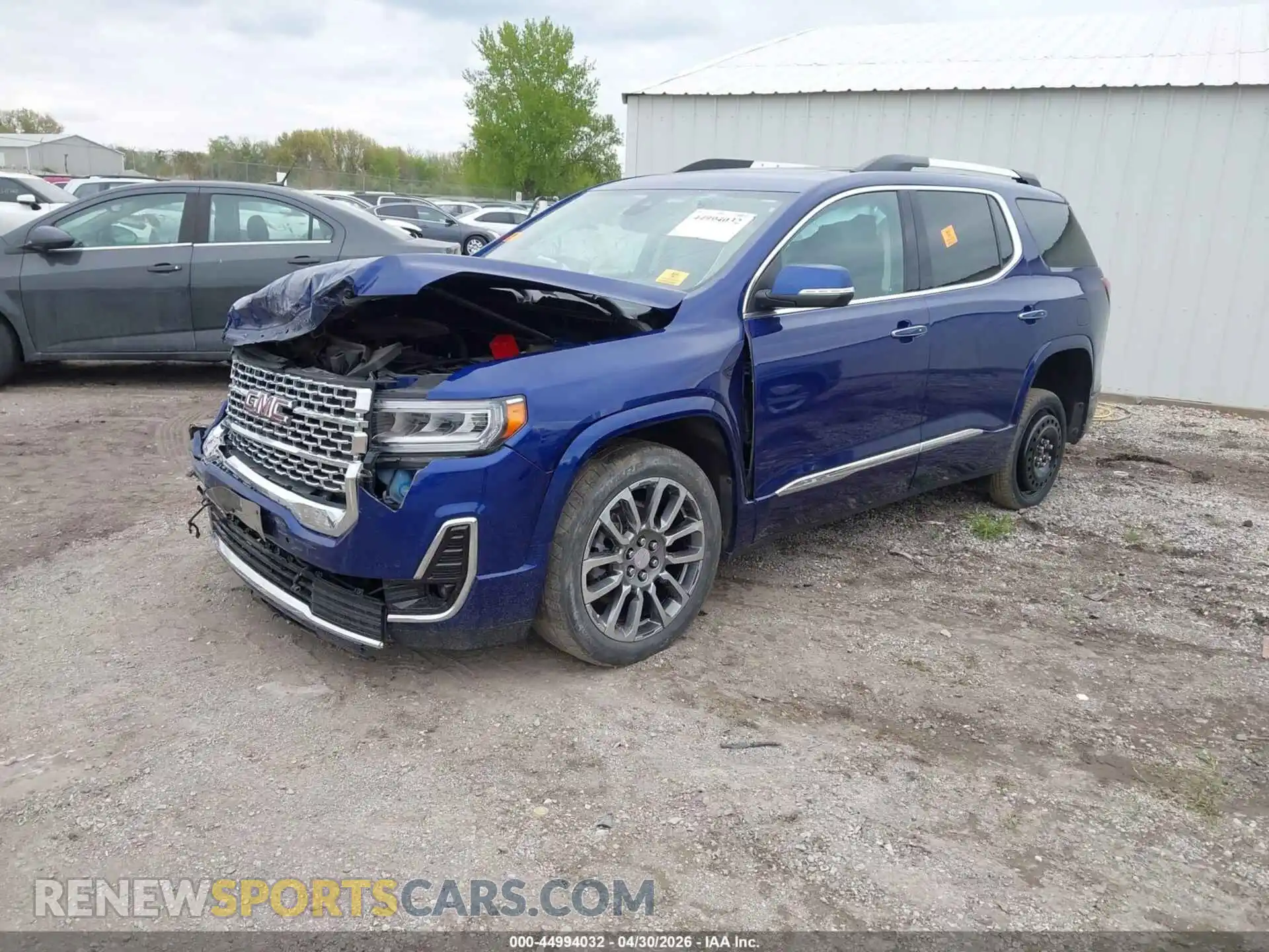 2 Photograph of a damaged car 1GKKNXLS8PZ257661 GMC ACADIA 2023
