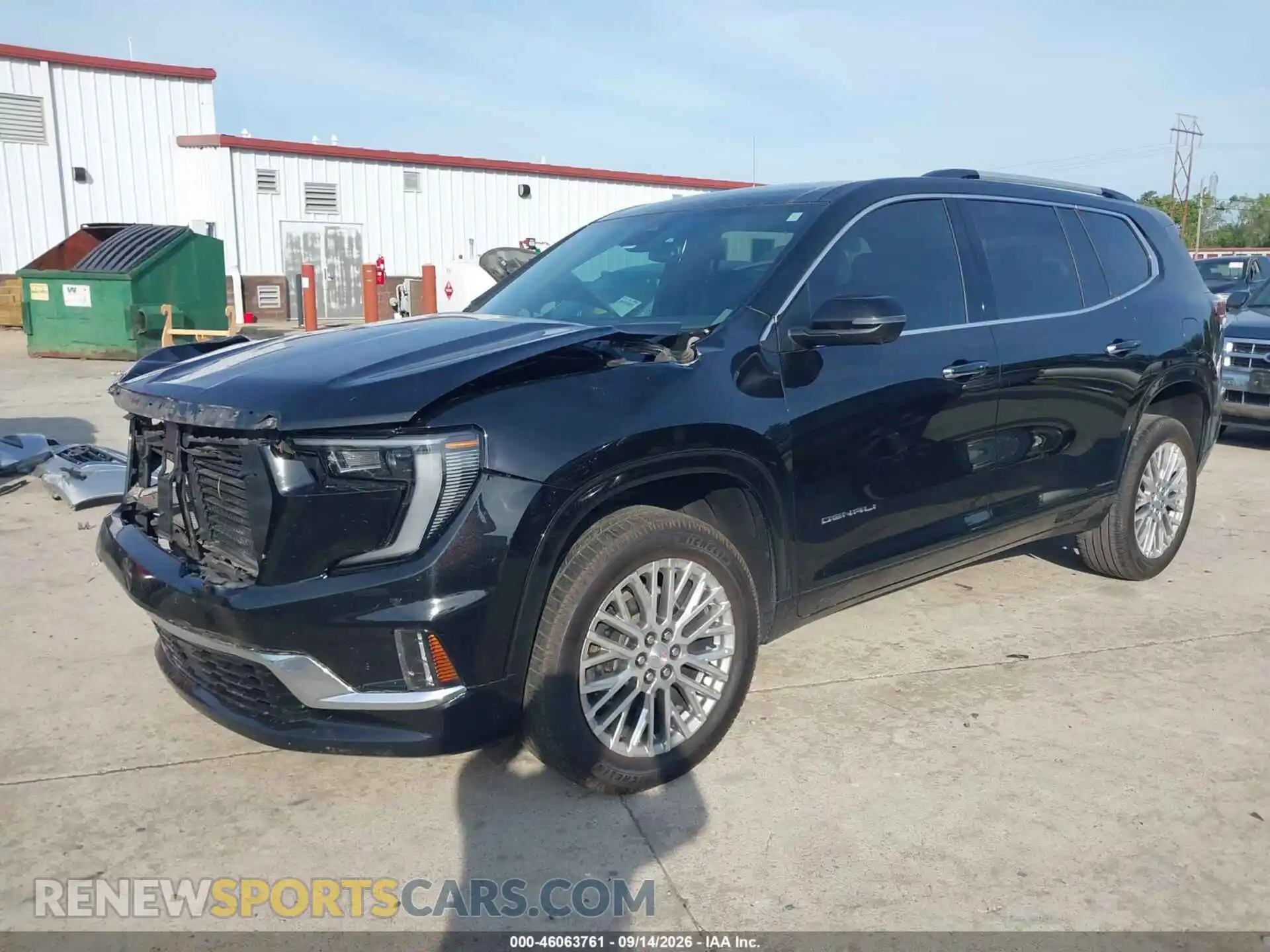 2 Photograph of a damaged car 1GKENLKS6RJ181981 GMC ACADIA 2024