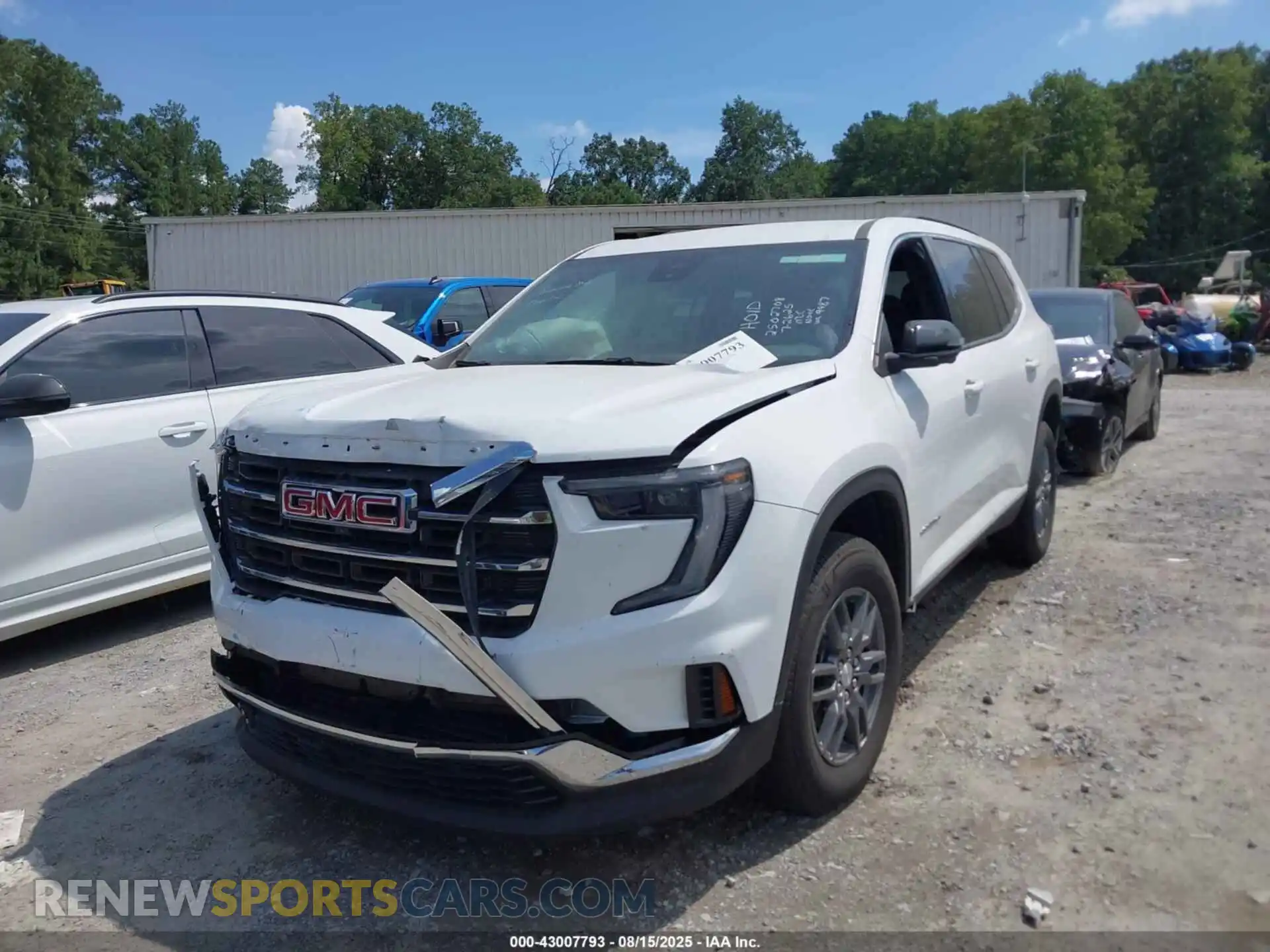 2 Photograph of a damaged car 1GKENKRSXSJ159987 GMC ACADIA 2025
