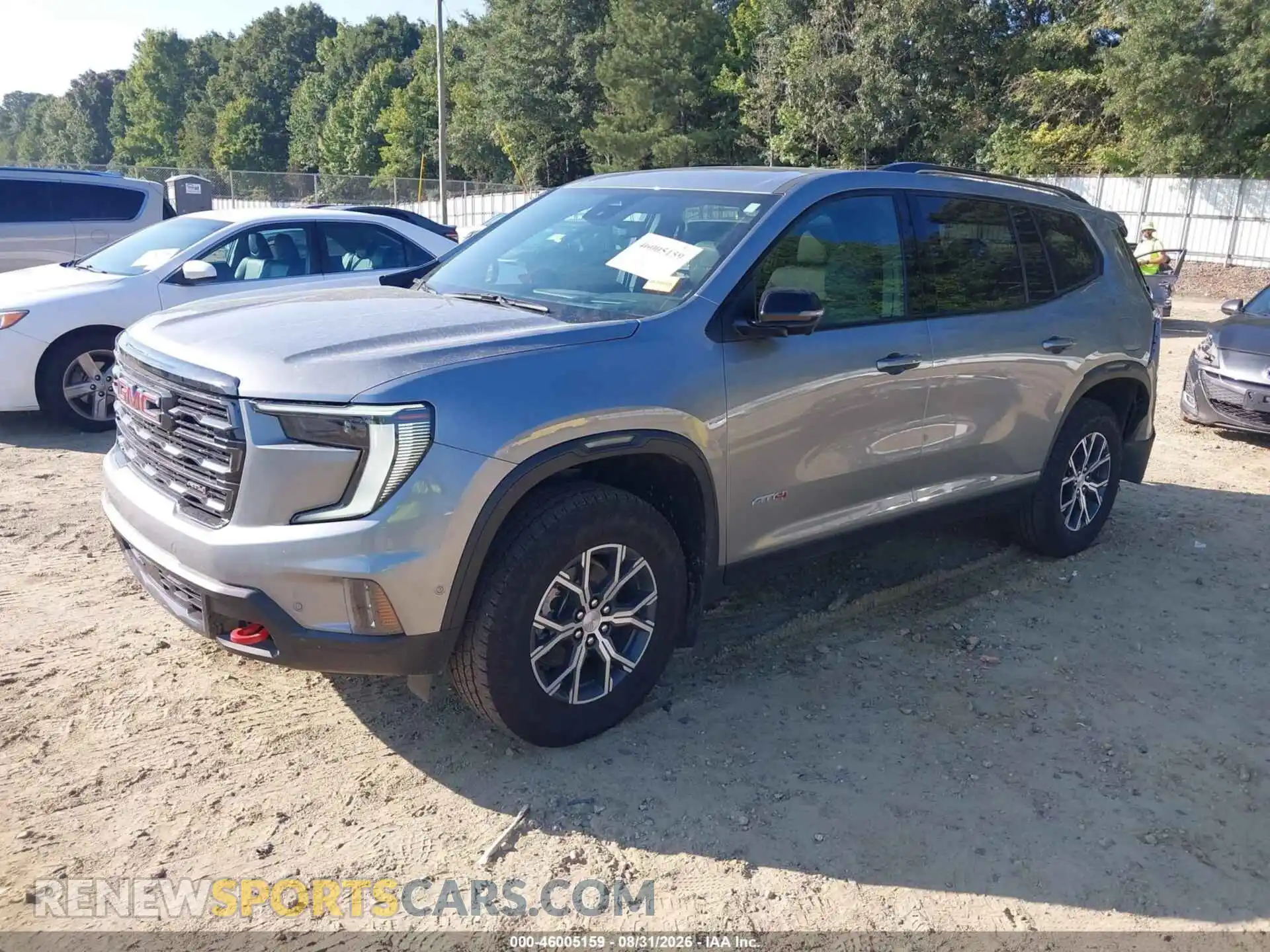 2 fotografías del automóvil dañado 1GKENPRS1SJ252636 GMC ACADIA 2025