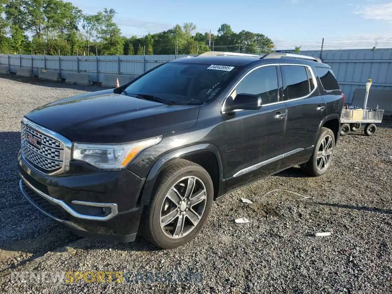 1 Photograph of a damaged car 1GKKNPLS8KZ184302 GMC ACADIA DEN 2019