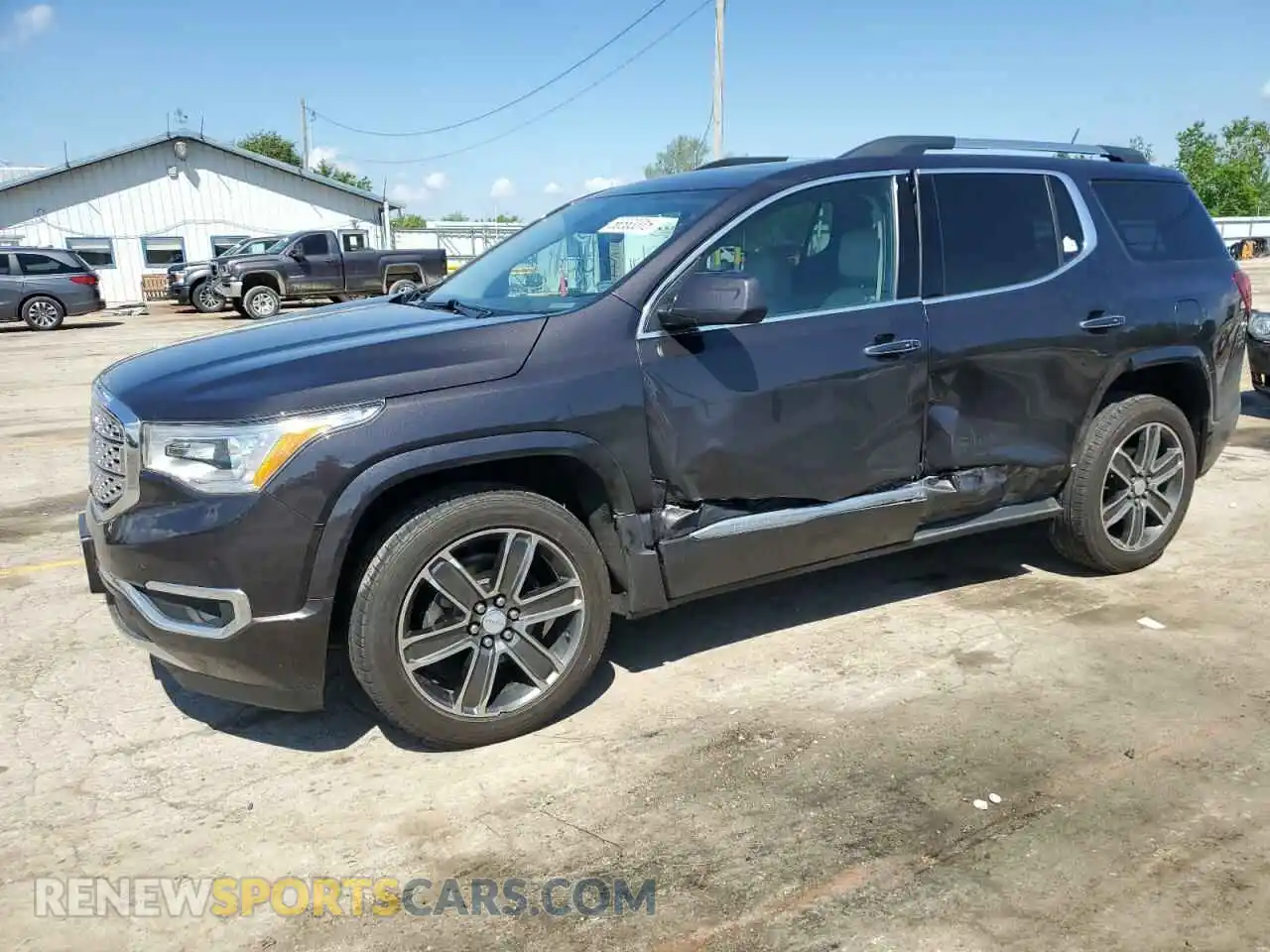 1 Photograph of a damaged car 1GKKNXLS0KZ146806 GMC ACADIA DEN 2019