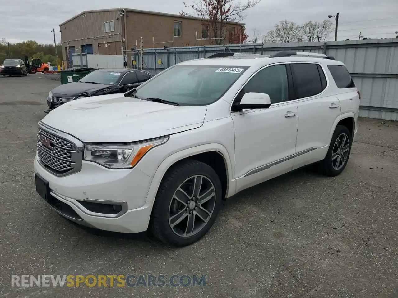 1 Photograph of a damaged car 1GKKNXLS0KZ171611 GMC ACADIA DEN 2019