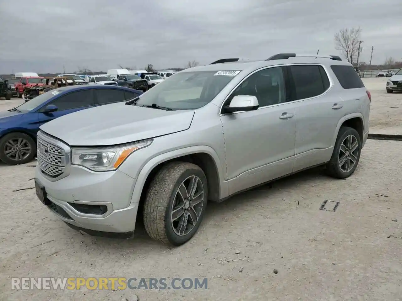 1 Photograph of a damaged car 1GKKNXLS0KZ215509 GMC ACADIA DEN 2019
