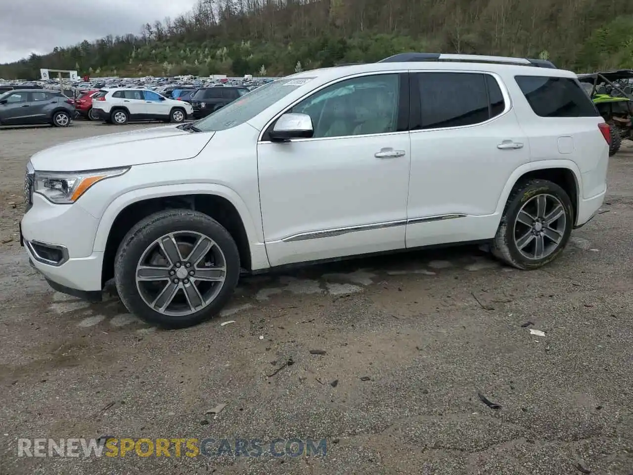 1 Photograph of a damaged car 1GKKNXLS0KZ238093 GMC ACADIA DEN 2019