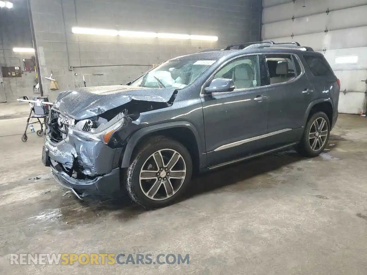 1 Photograph of a damaged car 1GKKNXLS1KZ144742 GMC ACADIA DEN 2019