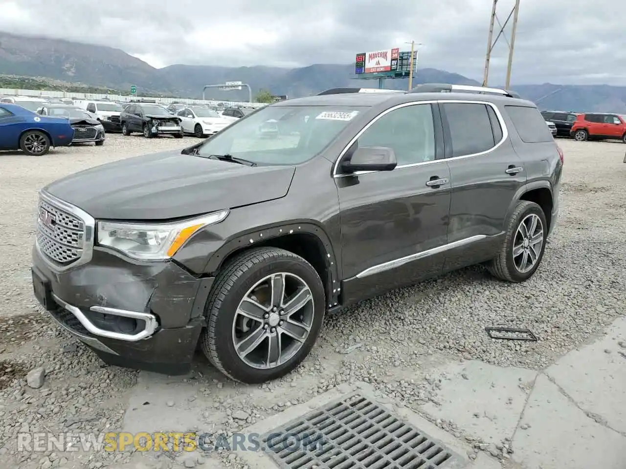 1 Photograph of a damaged car 1GKKNXLS3KZ175894 GMC ACADIA DEN 2019