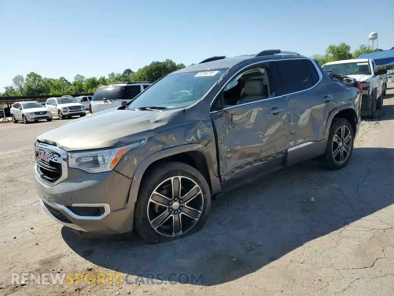 1 Photograph of a damaged car 1GKKNXLS5KZ201623 GMC ACADIA DEN 2019
