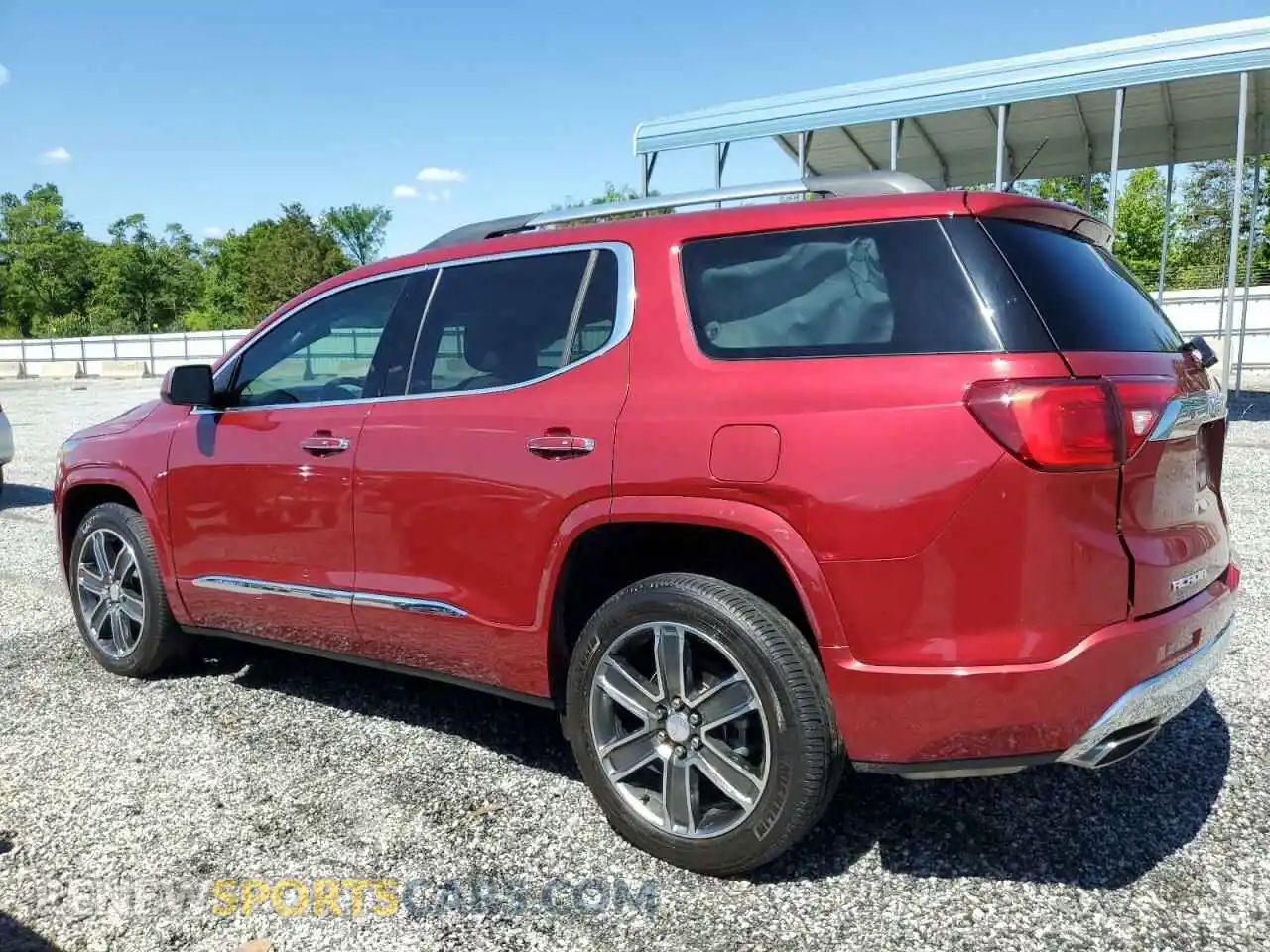 2 Photograph of a damaged car 1GKKNXLS8KZ238312 GMC ACADIA DEN 2019