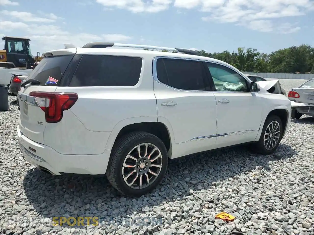 3 Фотография поврежденного автомобиля 1GKKNPLS6LZ240755 GMC ACADIA DEN 2020