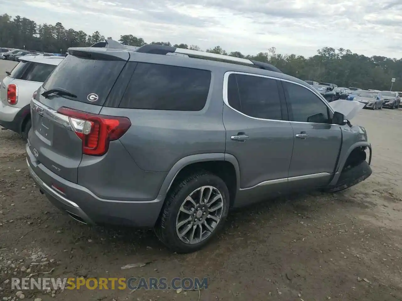 3 Photograph of a damaged car 1GKKNXLS5MZ225603 GMC ACADIA DEN 2021