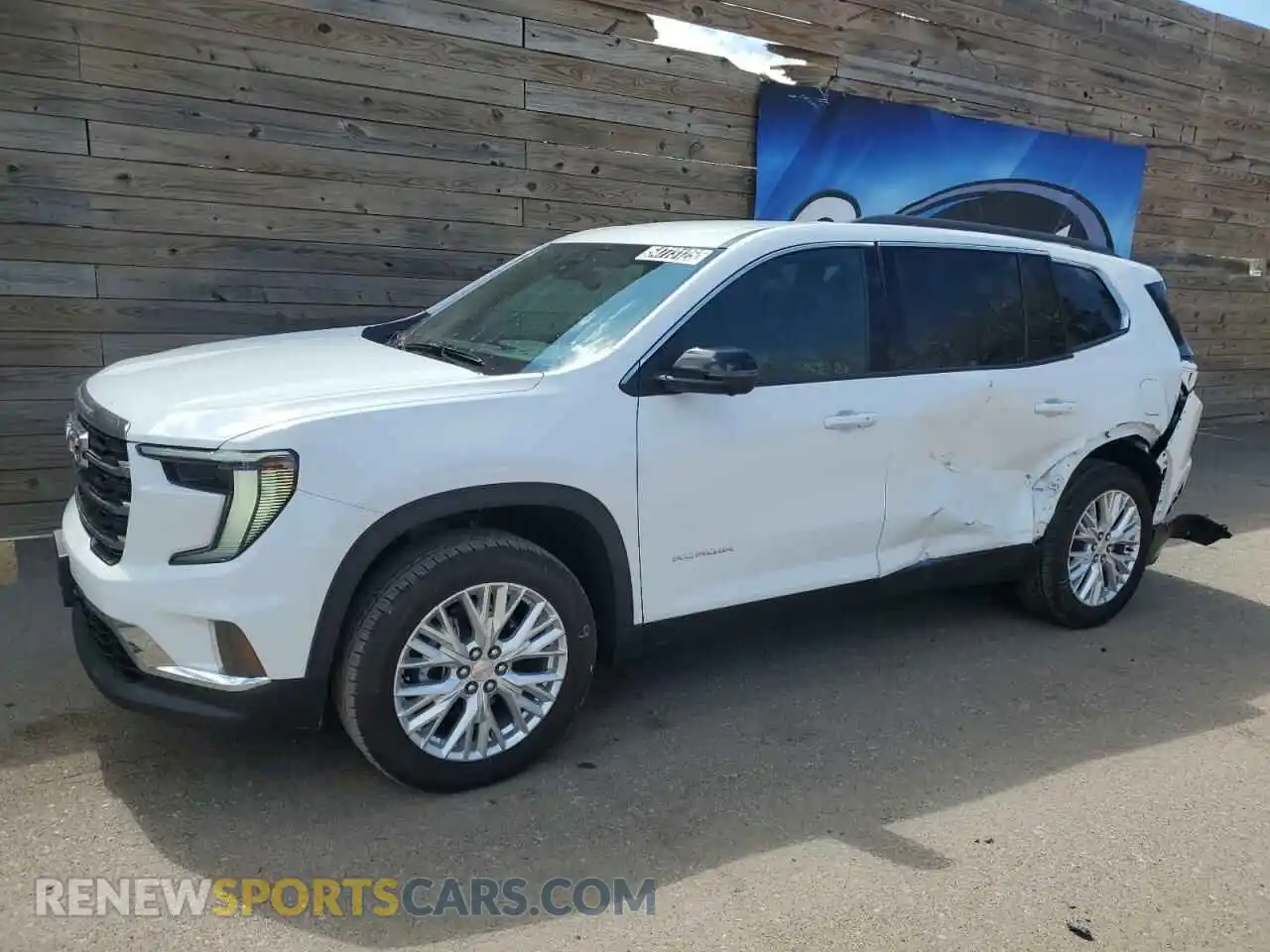 1 Photograph of a damaged car 1GKENNKS4RJ203861 GMC ACADIA UPL 2024