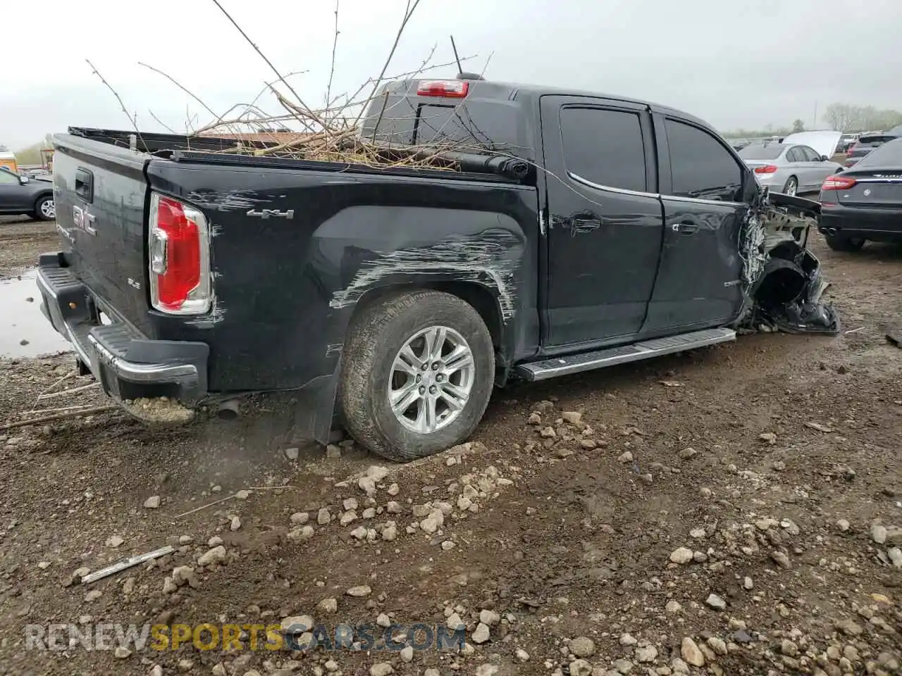 3 fotografías del automóvil dañado 1GTG6CEN1K1131714 GMC CANYON 2019