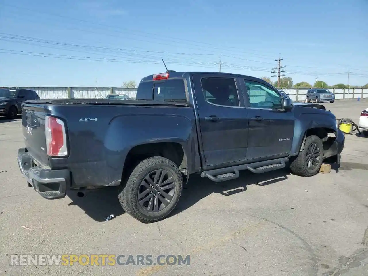 3 Photograph of a damaged car 1GTG6CEN7K1352685 GMC CANYON 2019