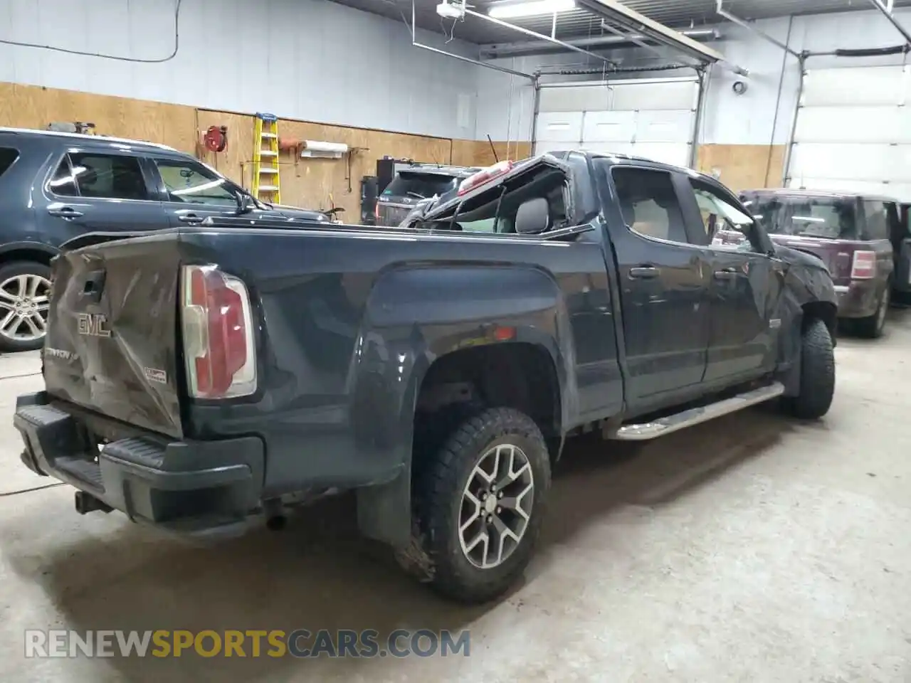 3 fotografías del automóvil dañado 1GTG6FEN6K1164791 GMC CANYON 2019