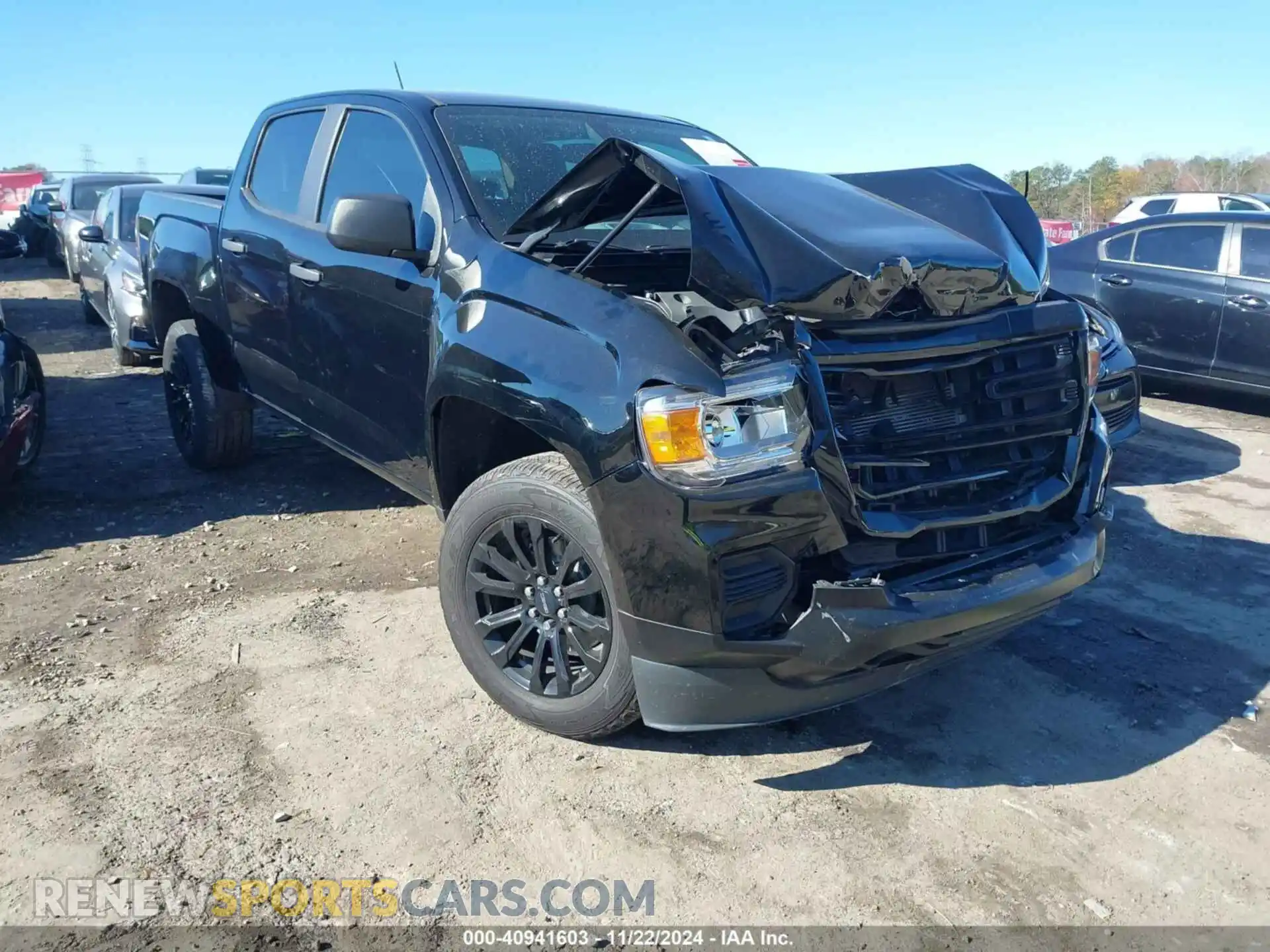 1 Фотография поврежденного автомобиля 1GTG5BEN3M1168683 GMC CANYON 2021