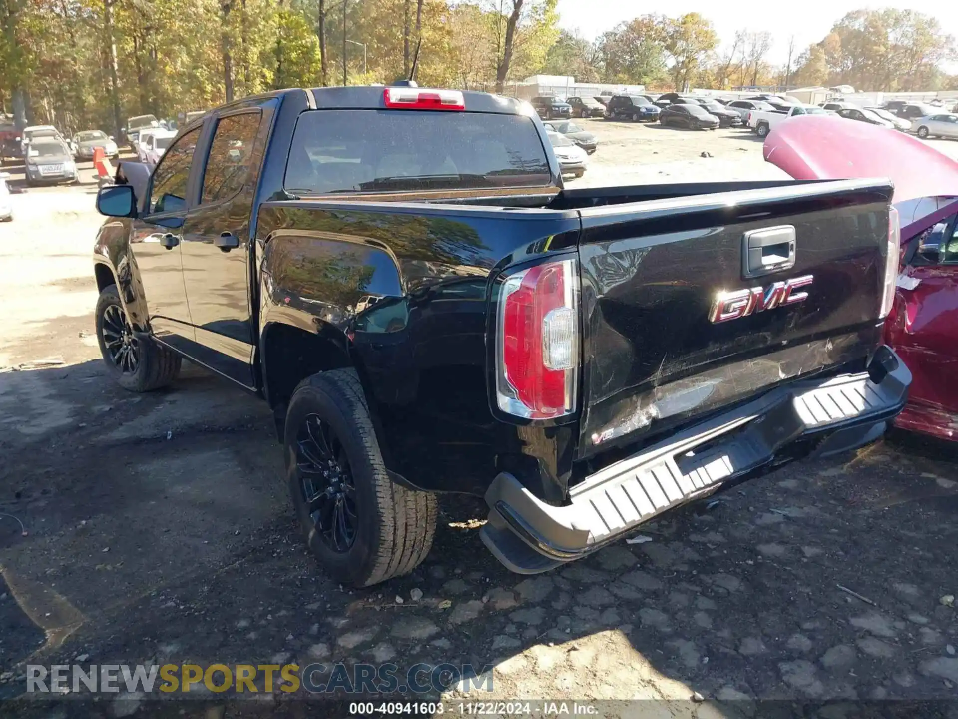 3 Фотография поврежденного автомобиля 1GTG5BEN3M1168683 GMC CANYON 2021