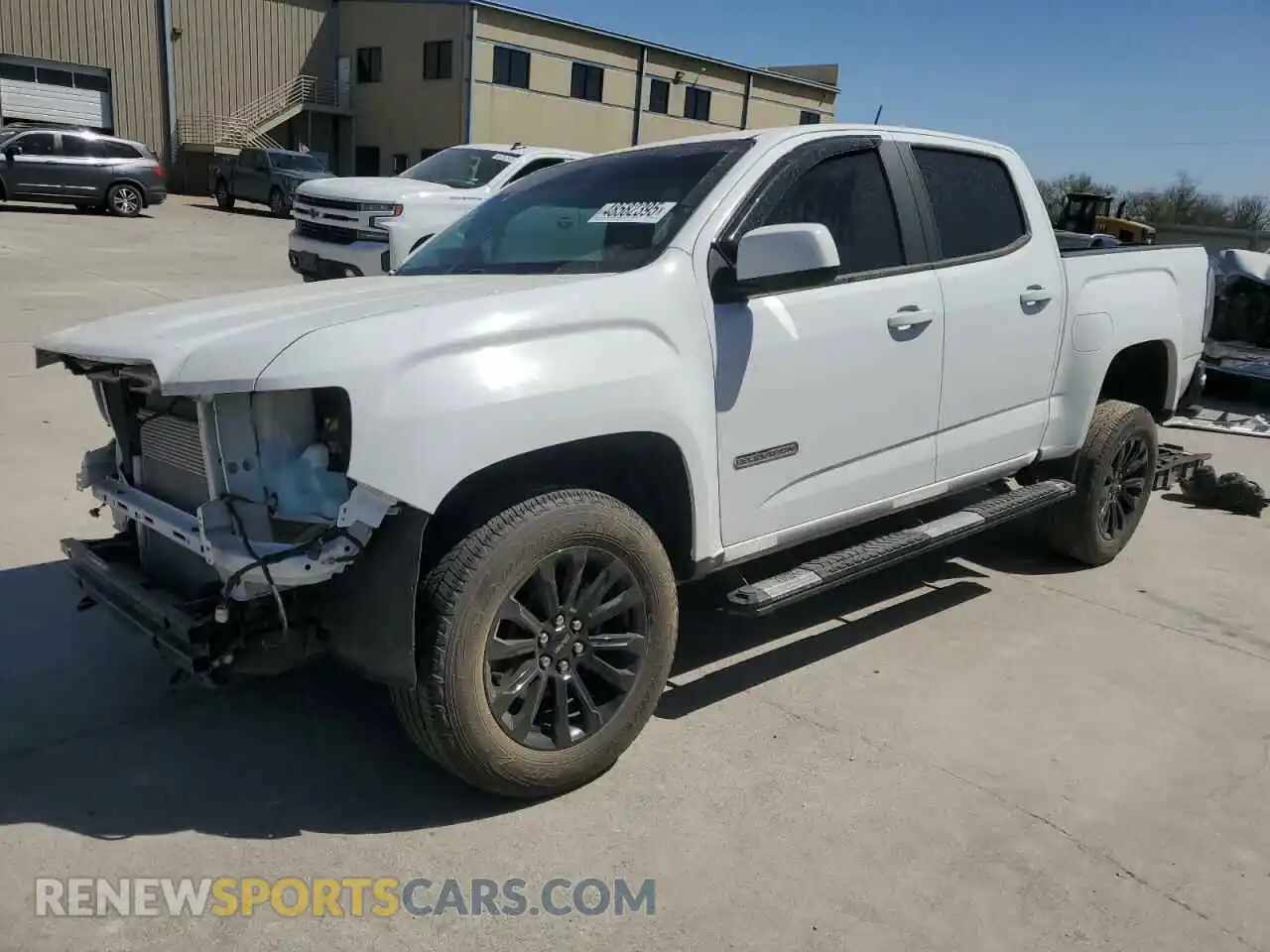 1 Photograph of a damaged car 1GTG5CENXM1293587 GMC CANYON 2021