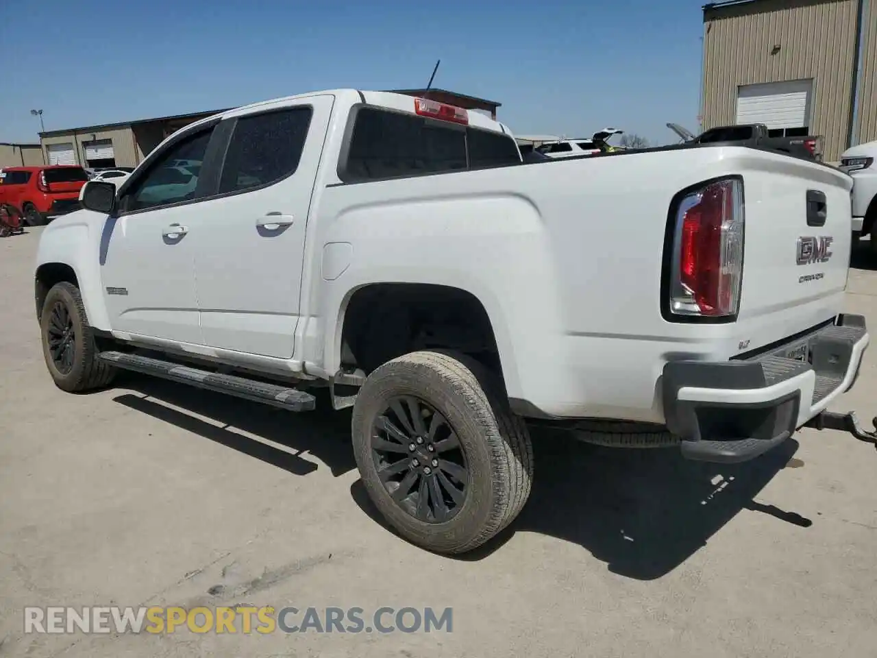 2 Photograph of a damaged car 1GTG5CENXM1293587 GMC CANYON 2021