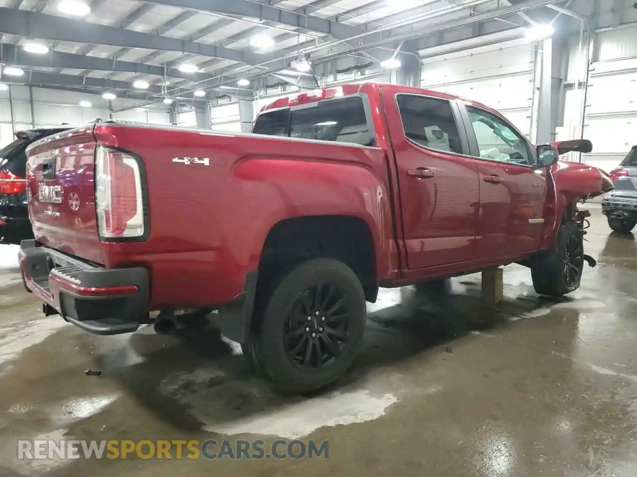 3 Фотография поврежденного автомобиля 1GTG6CEN0M1165310 GMC CANYON 2021