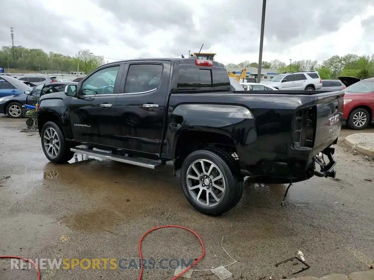 2 Photograph of a damaged car 1GTG6EEN3M1132541 GMC CANYON 2021
