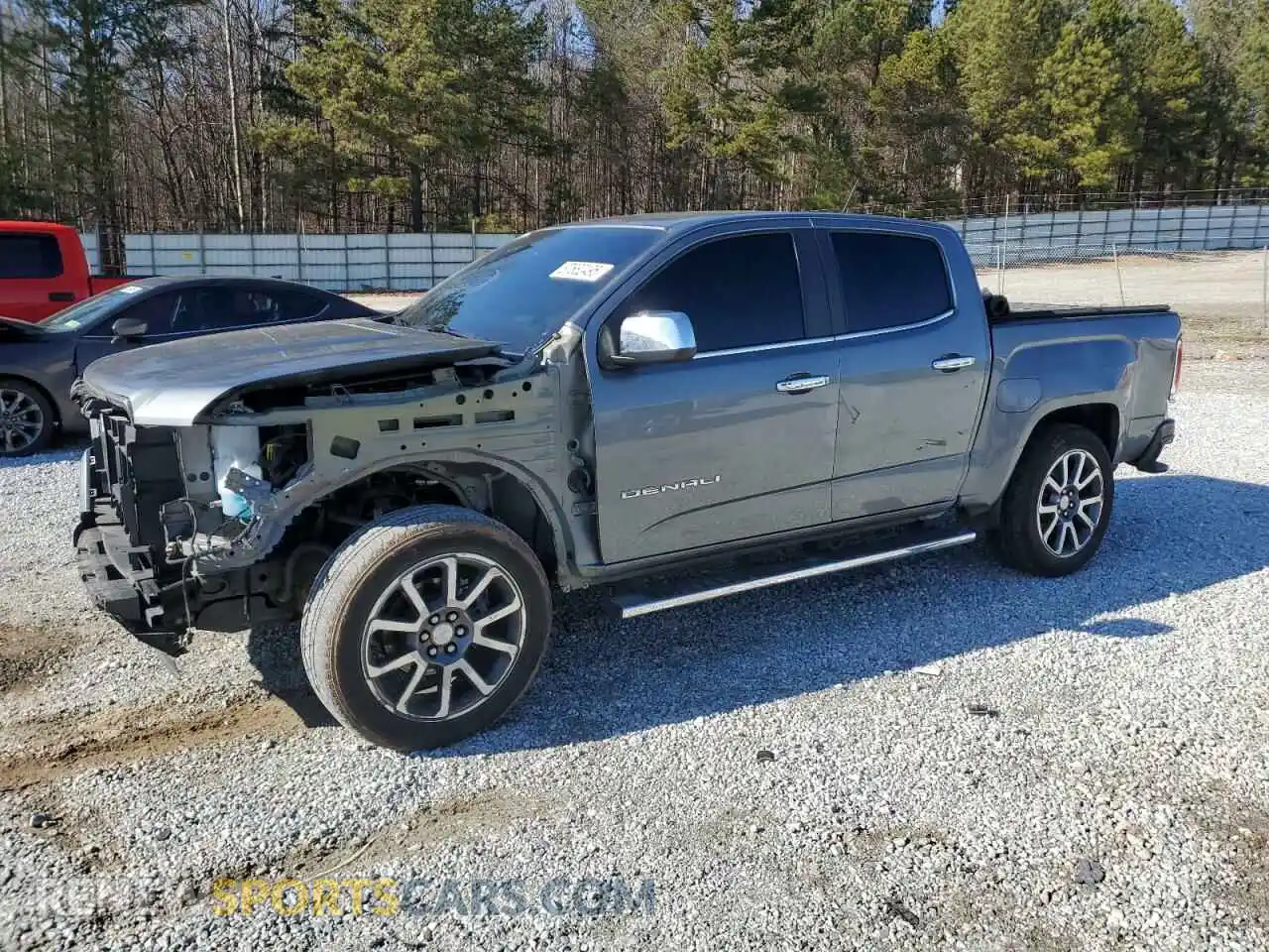 1 Фотография поврежденного автомобиля 1GTG6EEN5M1281730 GMC CANYON 2021