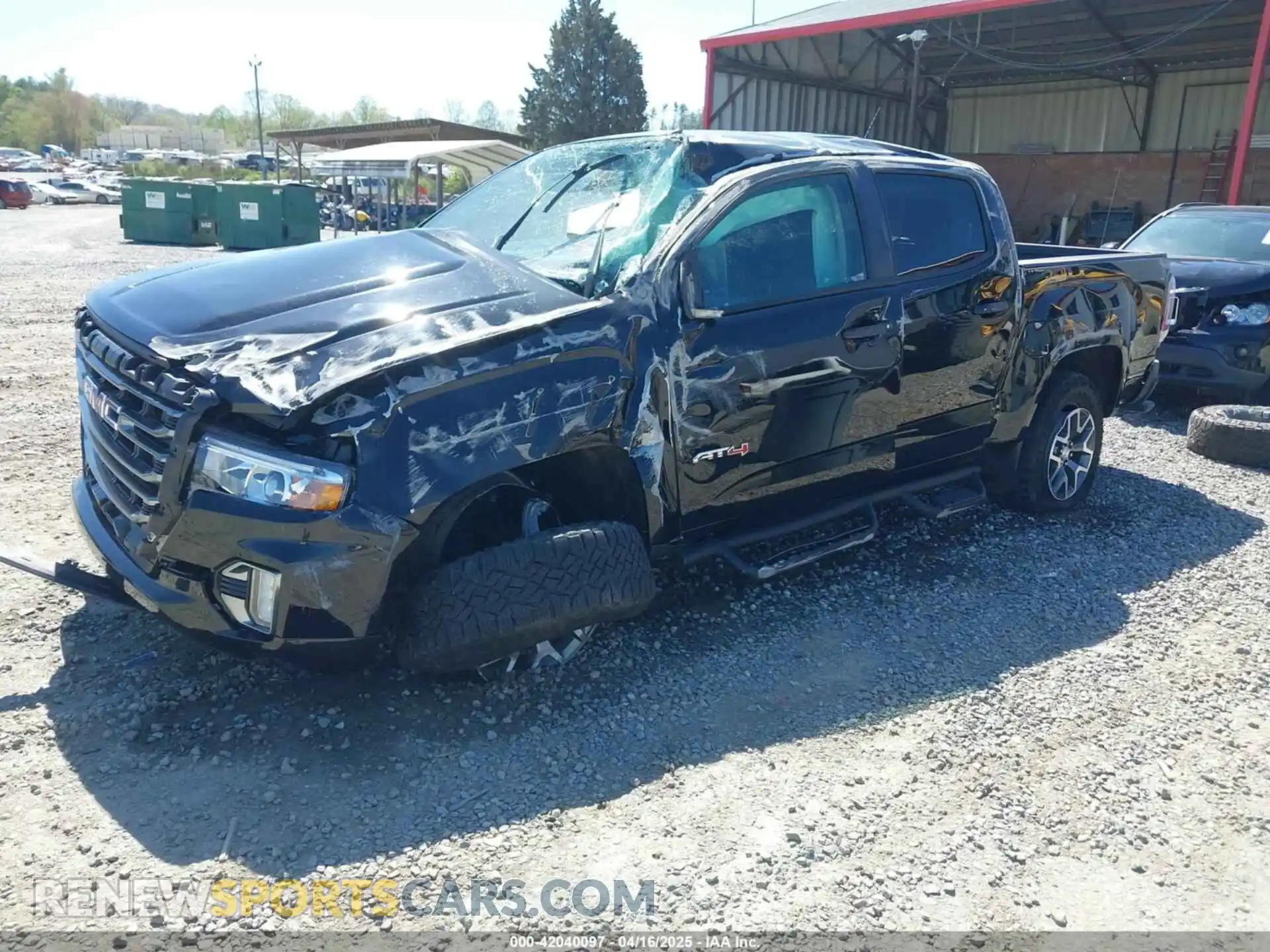 2 Photograph of a damaged car 1GTG6FEN0M1279941 GMC CANYON 2021