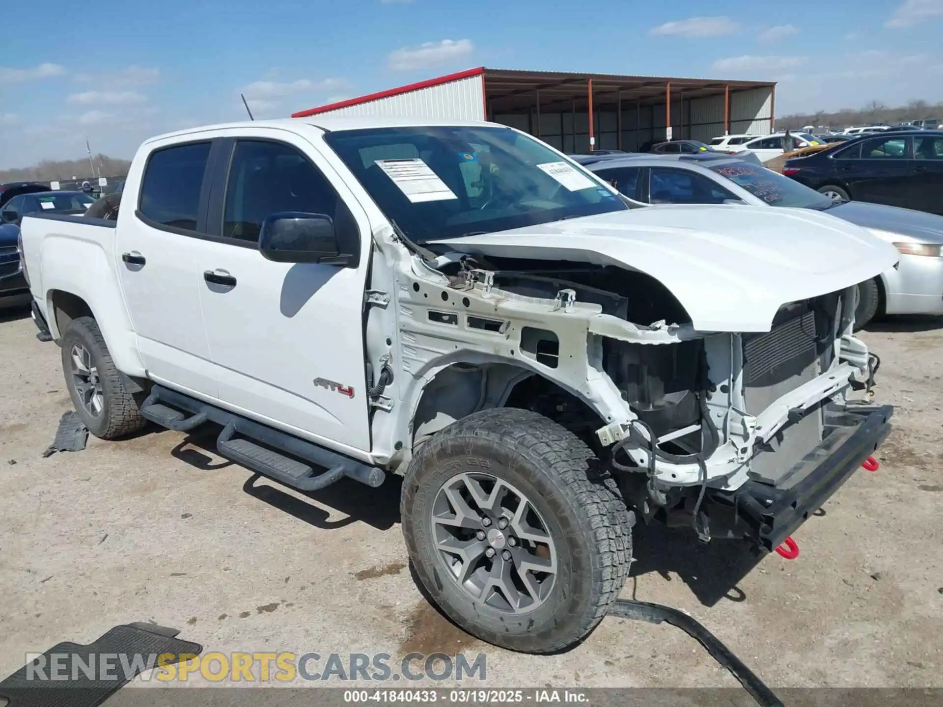 1 Photograph of a damaged car 1GTG6FEN4M1284091 GMC CANYON 2021